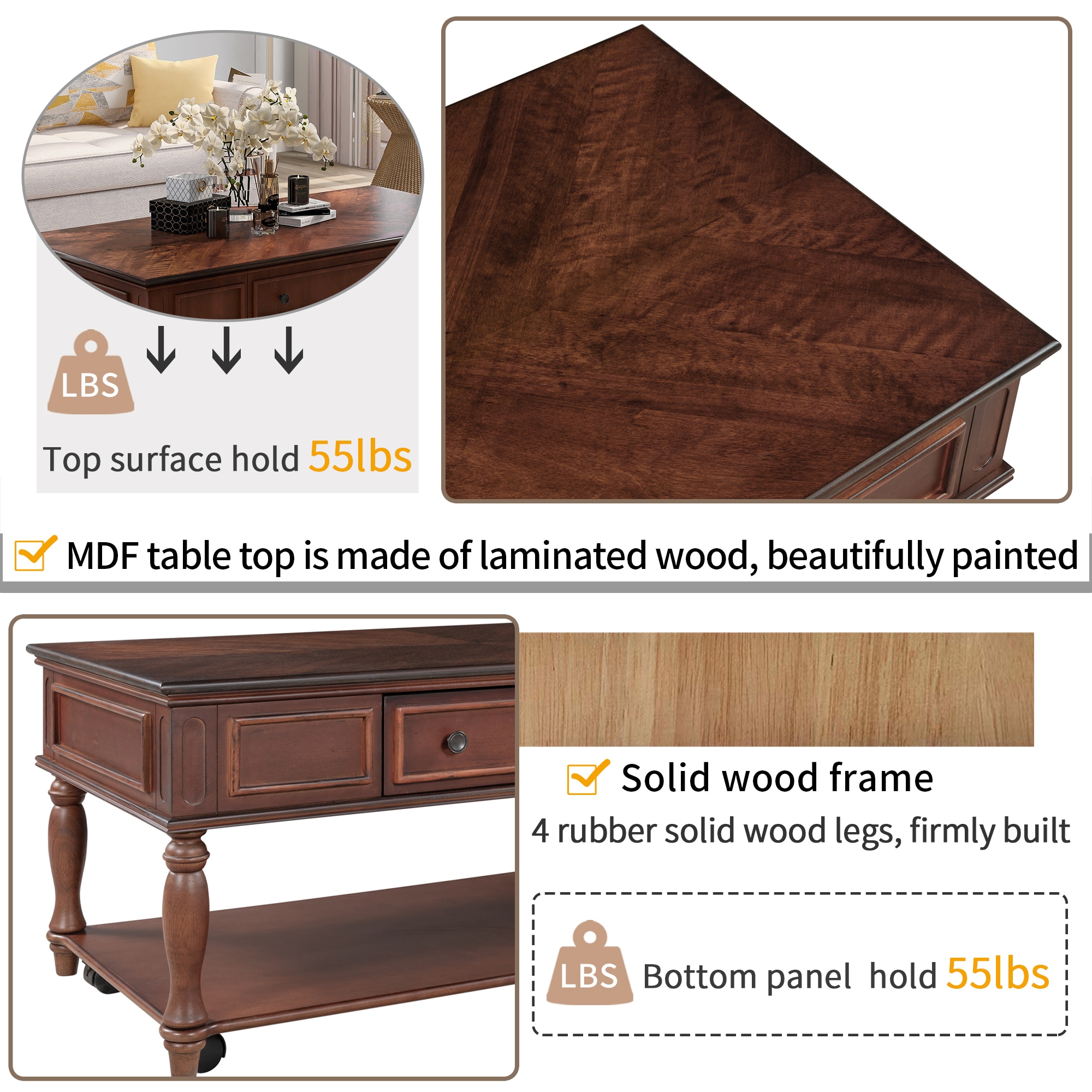 Clihome OTCH-281529-2AP Coffee-Tables - View #5