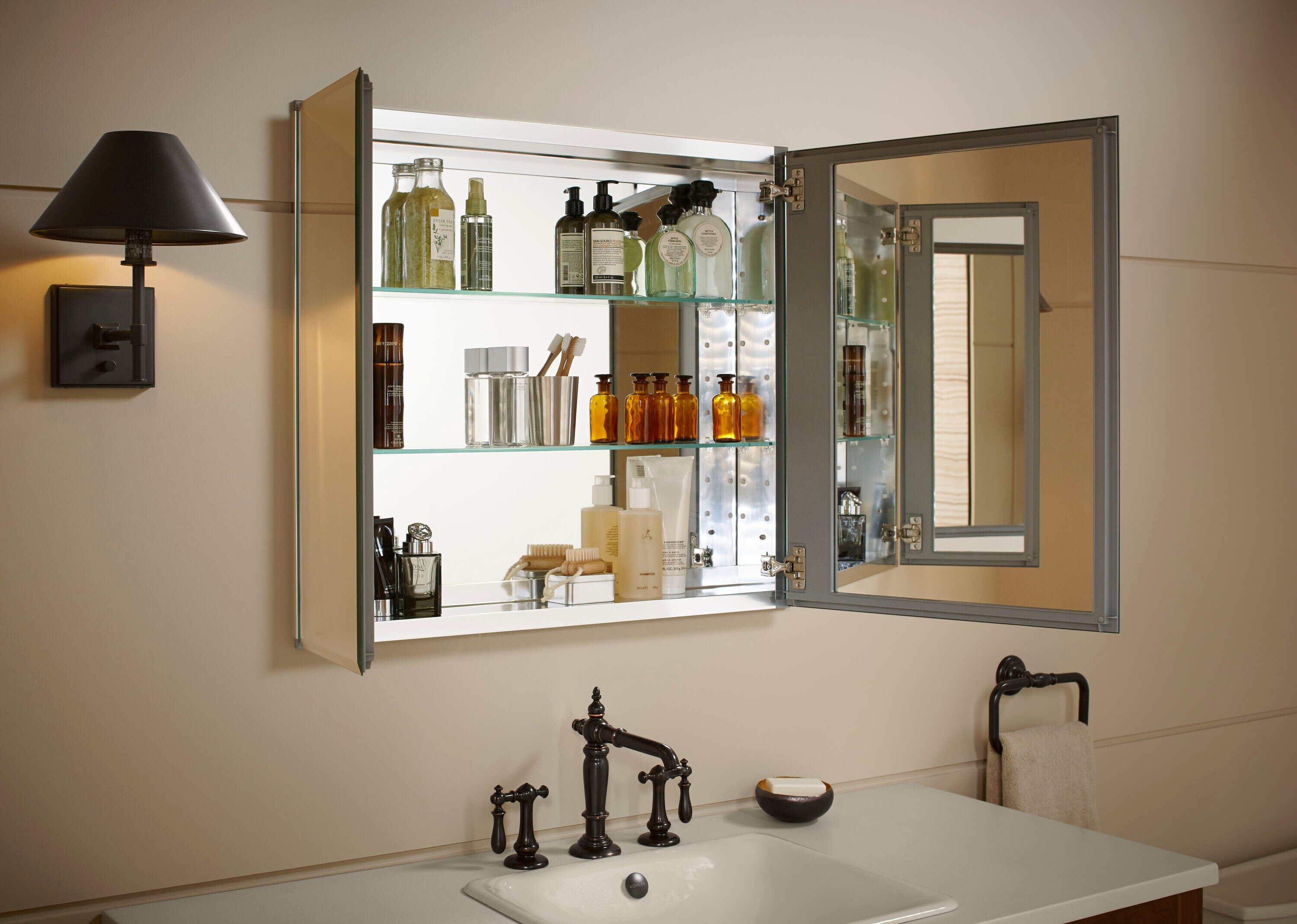 Bathroom Organization: Magnetic Medicine Cabinet - Cherished Bliss