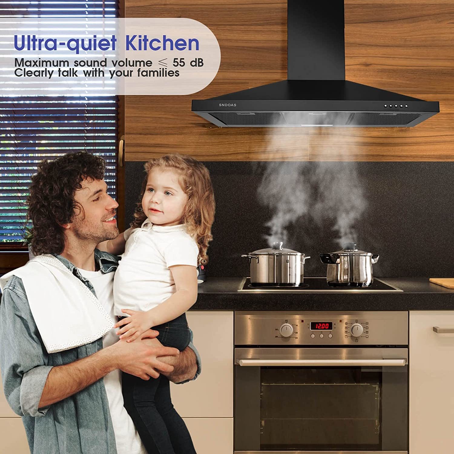 Kahomvis GEHT-DOQP-QZW Wall-Mounted-Range-Hoods - View #4