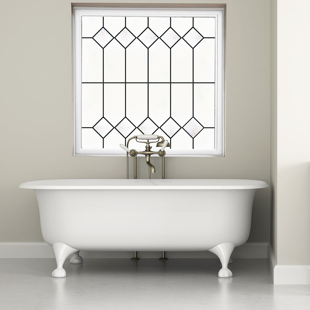 Decorative bathroom clearance windows