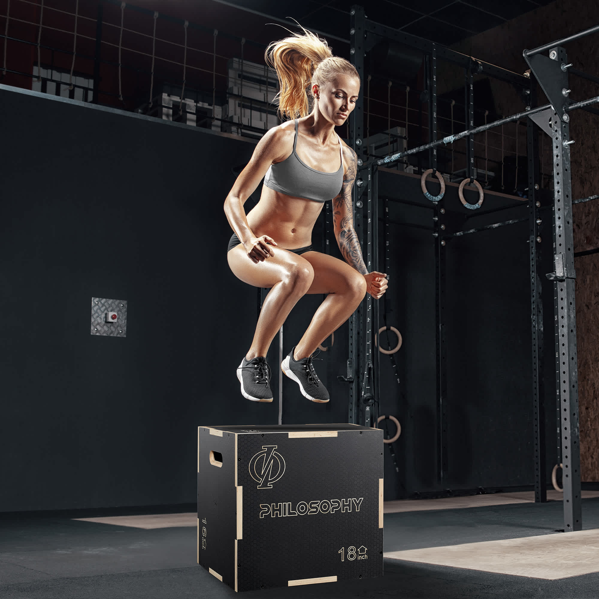 Philosophy Gym FIT-PLYO-2186S-BLK Plyo-Boxes-Platforms - View #6