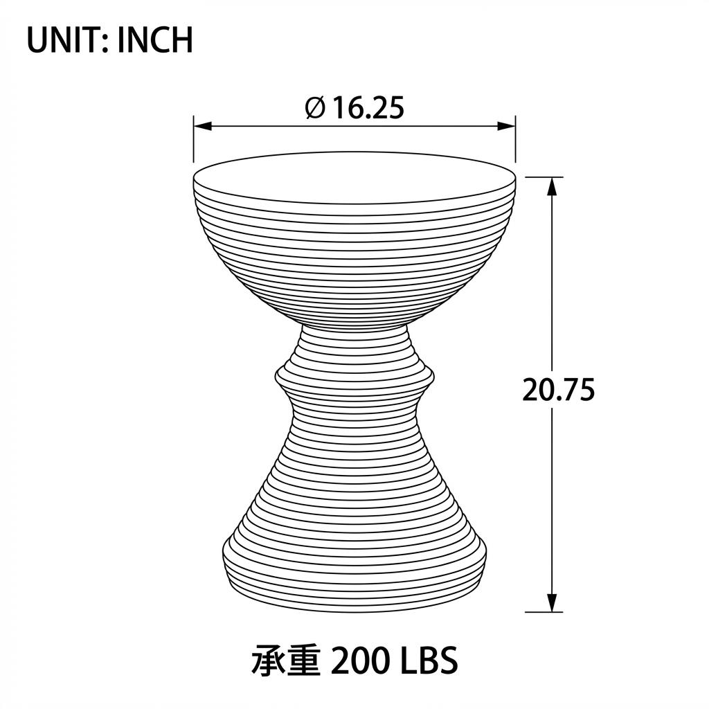 LUXEYARD DS-R-P192100N Patio-Tables - View #4