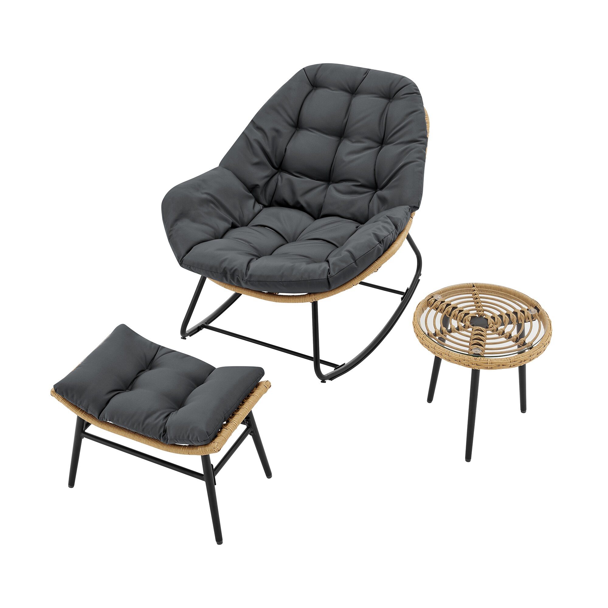 Manhattan Comfort 2-OD-CV024-GY Patio-Conversation-Sets - View #8