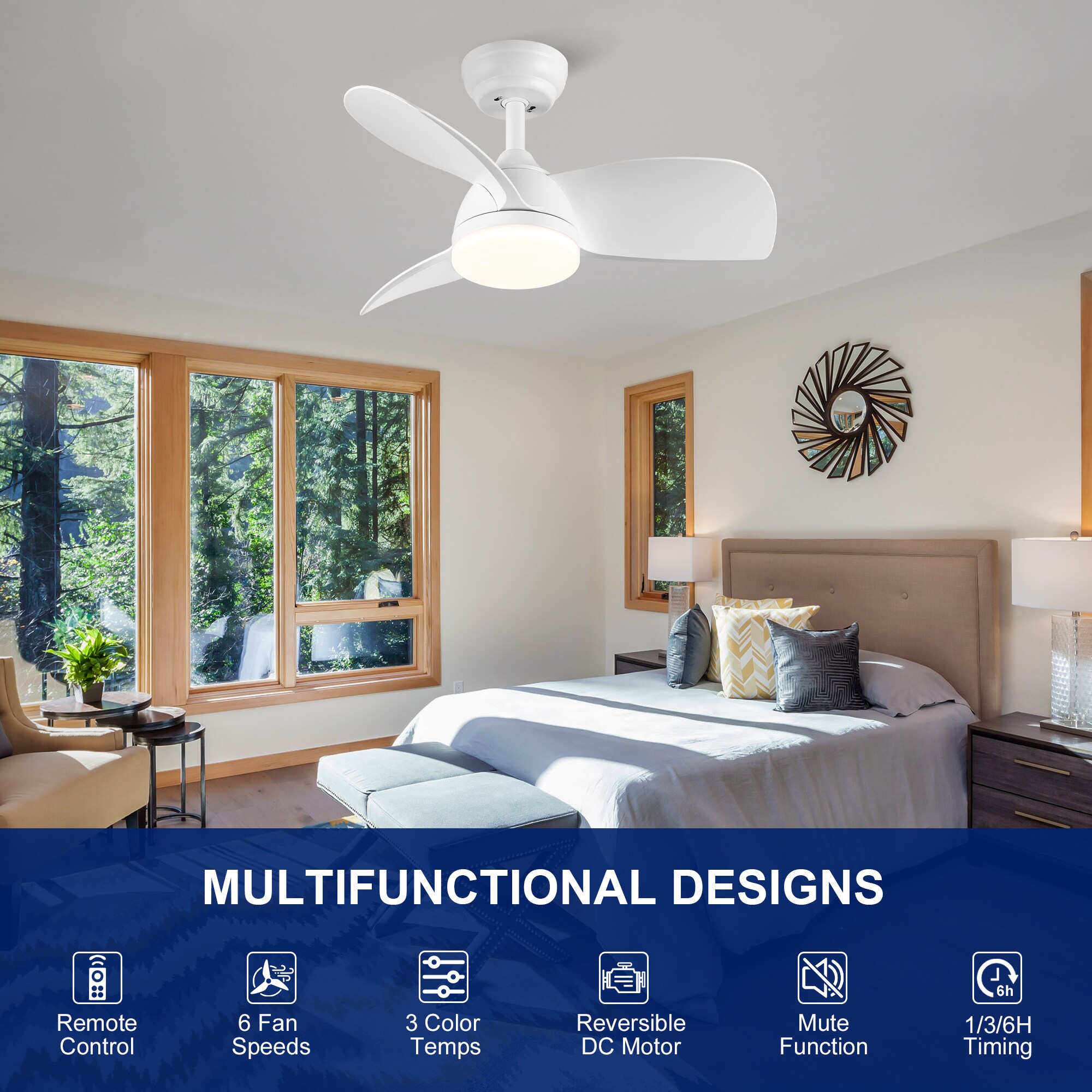YUHAO LSDC1059WH282 Ceiling-Fans - View #3