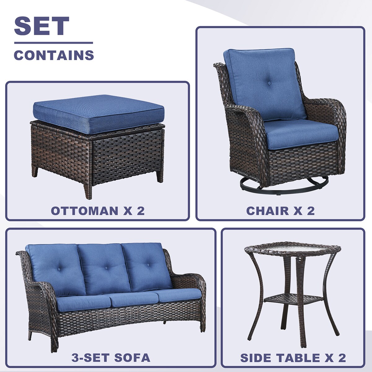 Rilyson FS013025X2023014-1 Patio-Conversation-Sets - View #5