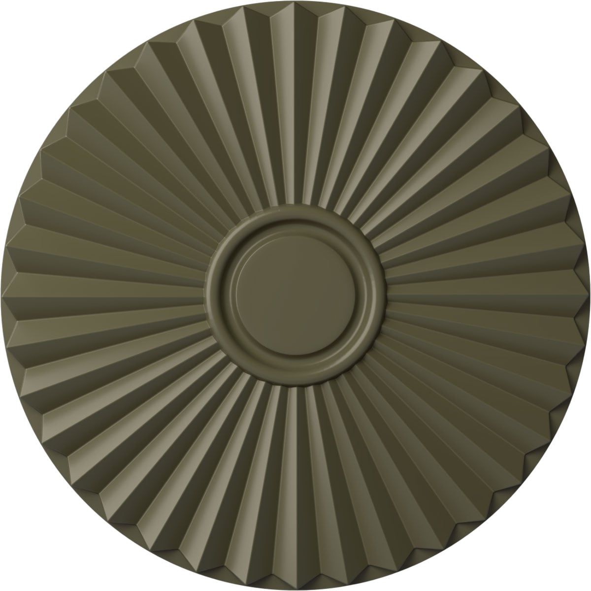 Ekena Millwork CM20SHPTF Shakuras 19.75-in W x 19.75-in L Painted Turtle Polyurethane Ceiling Medallion