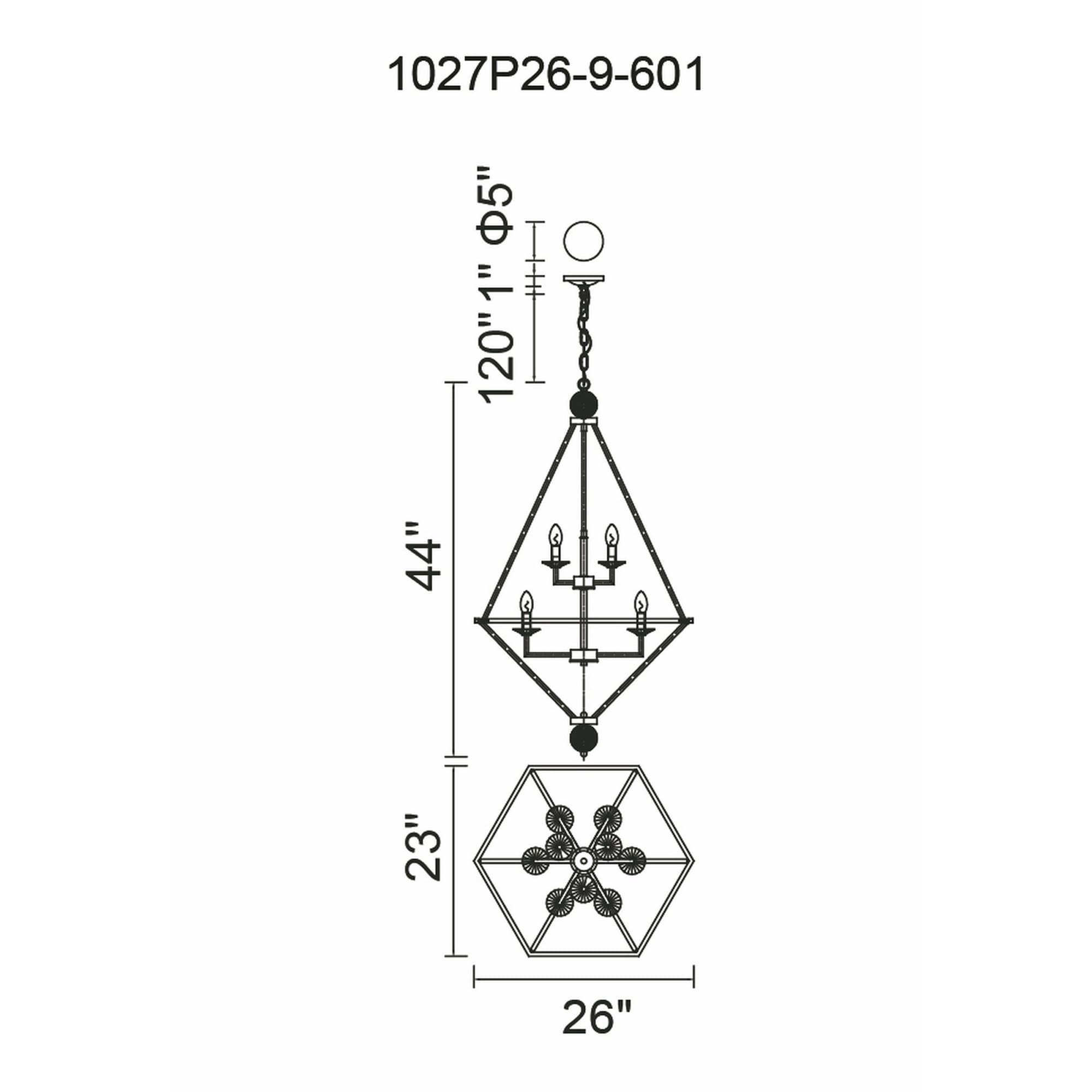 CWI Lighting 1027P26-9-601 b090015 - View #5