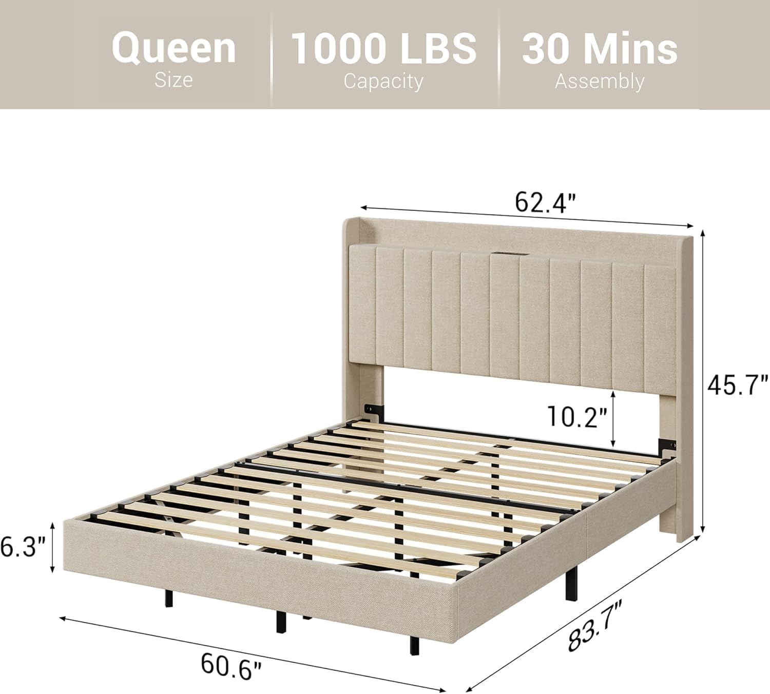Qeetex LHF-BED-PHO-10OMB4QM beds - View #2