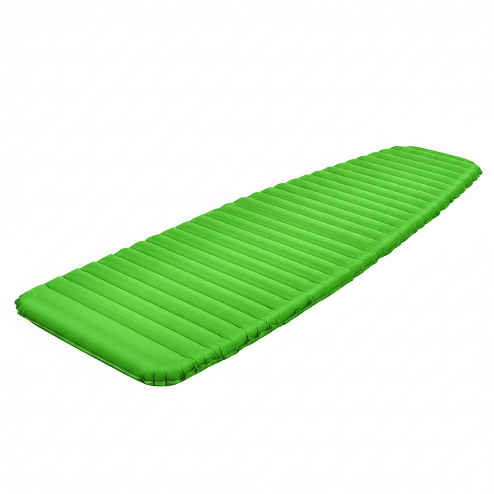 SUGIFT Waterproof Inflatable Sleeping Pad 3 in Thick with Carry Bag 77 x 25 in Nylon TPU 220-lb Capacity Backpacking Camping Hiking Mat-Green