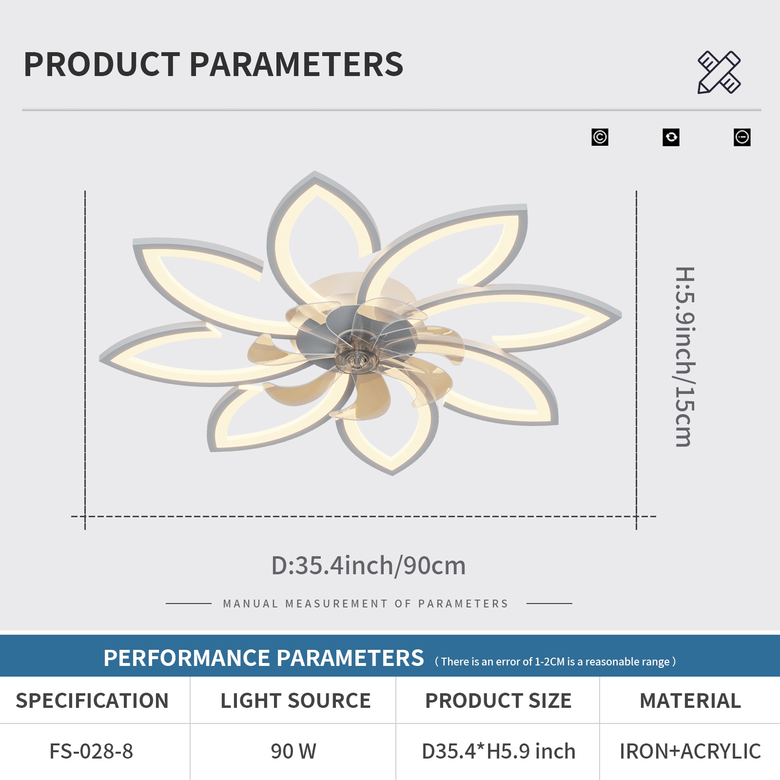 AIKVSXER CFL-7615US Ceiling-Fans - View #6