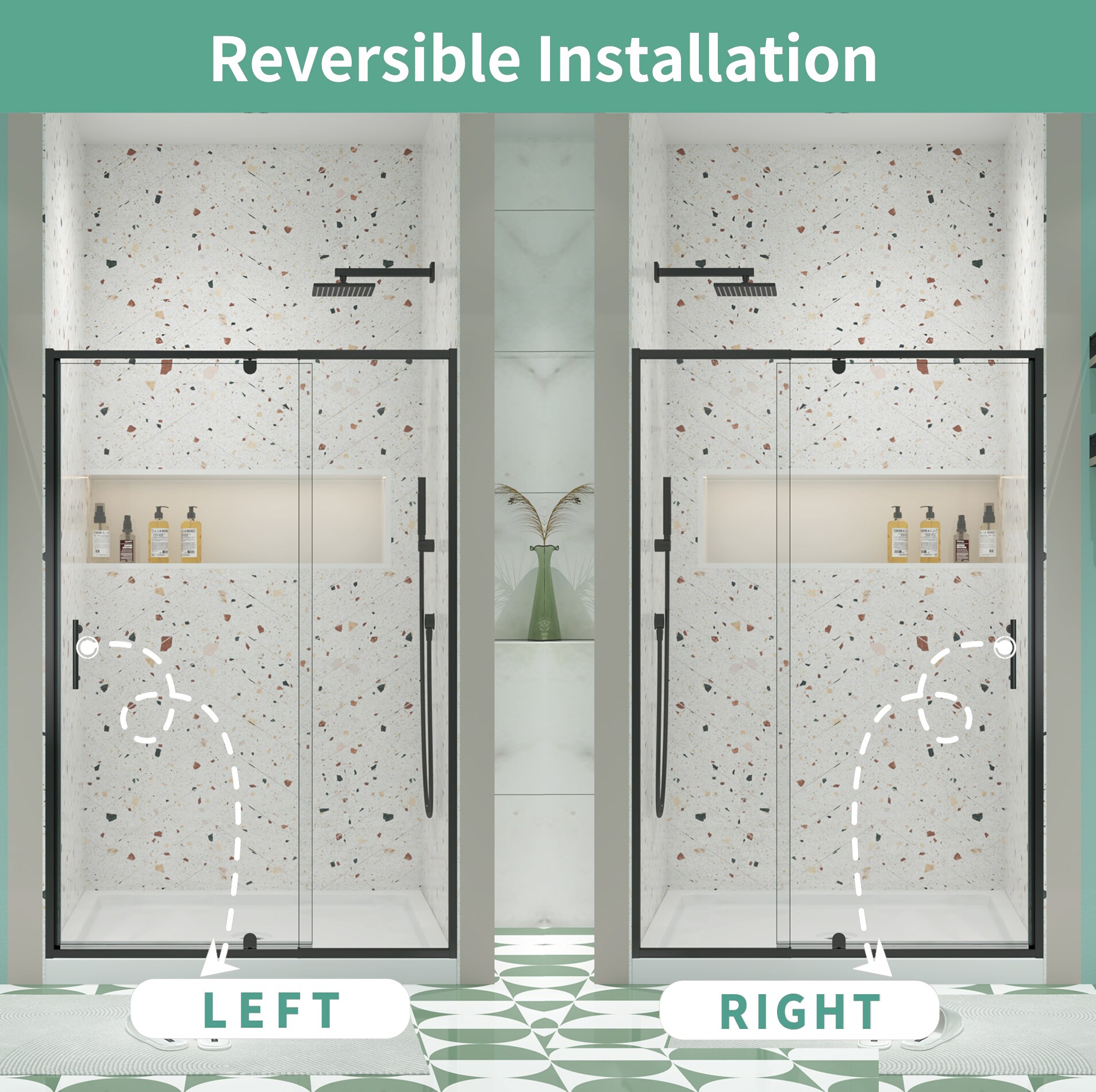 AAZJ JPS-W2122P199035 Shower-Doors - View #5