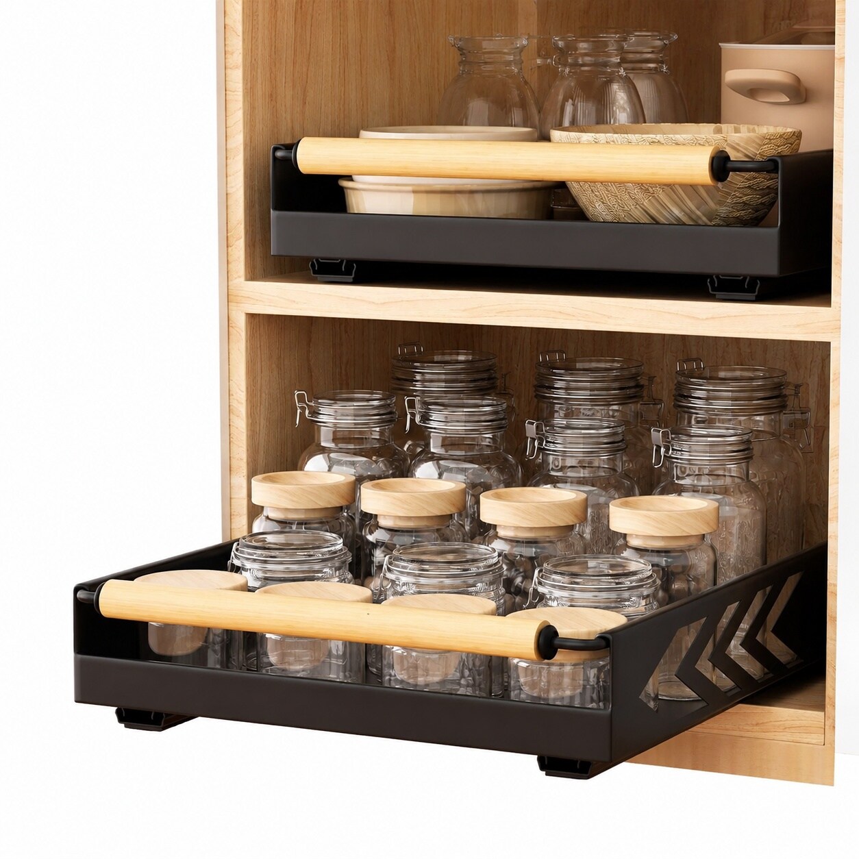 Aoibox LABP7N69 Pull-Out-Cabinet-Baskets - View #3