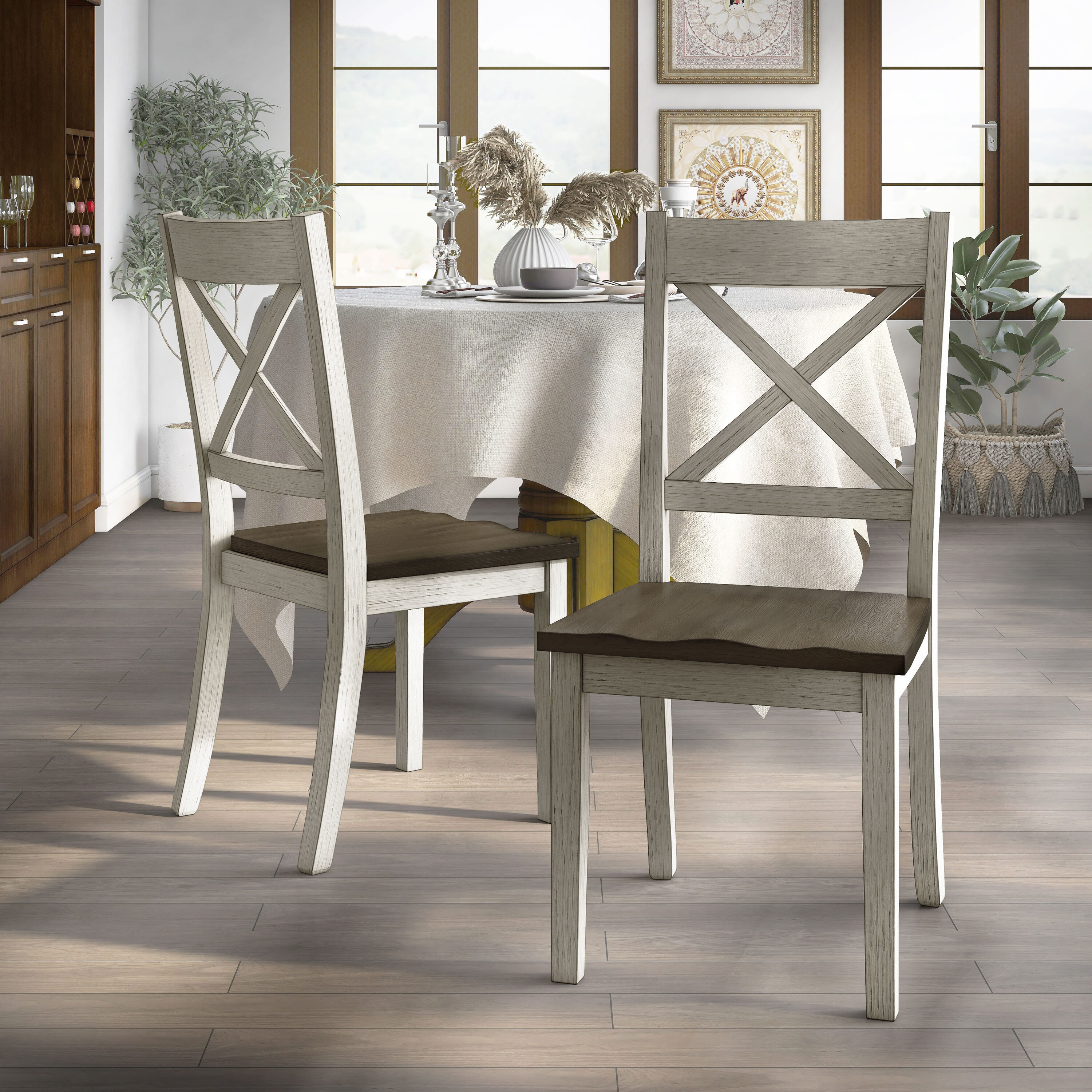 Furniture of America IDF-3167CN-SC Dining-Chairs - View #5