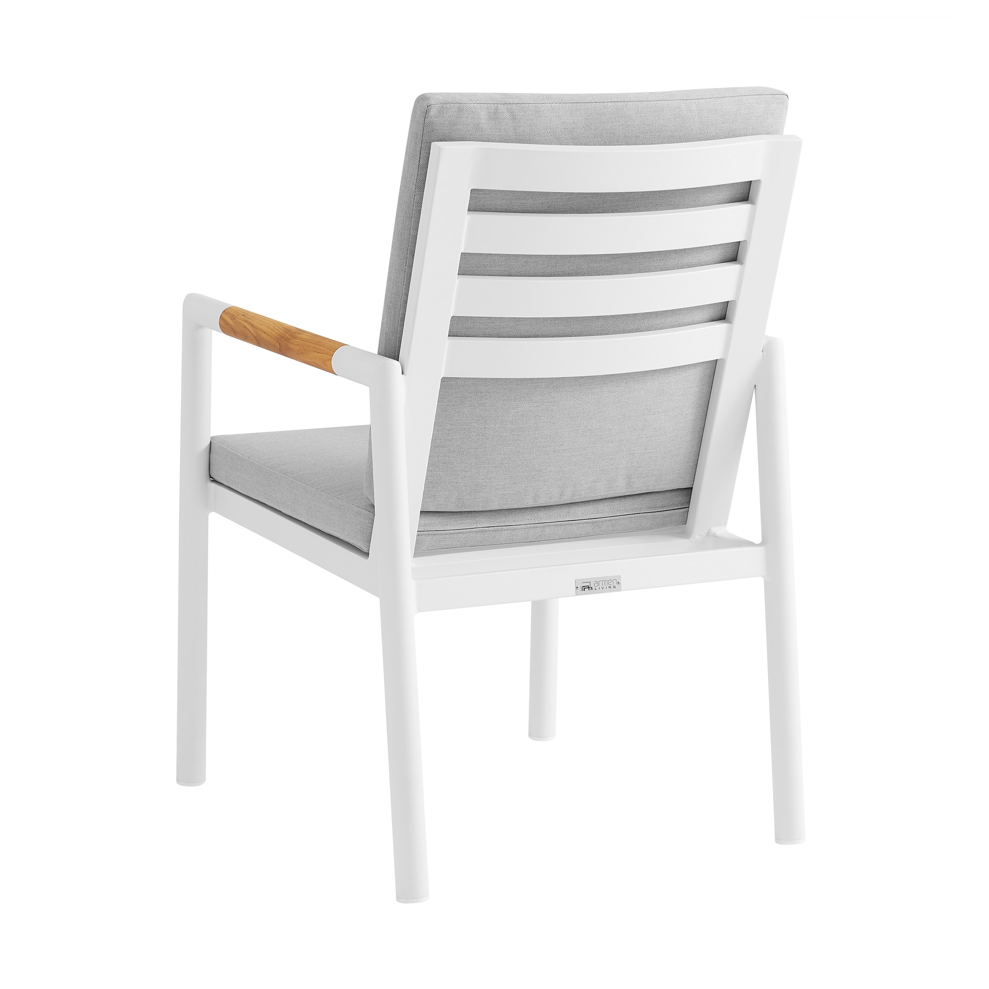 Armen Living LCCRCHWH Dining-Chairs - View #4