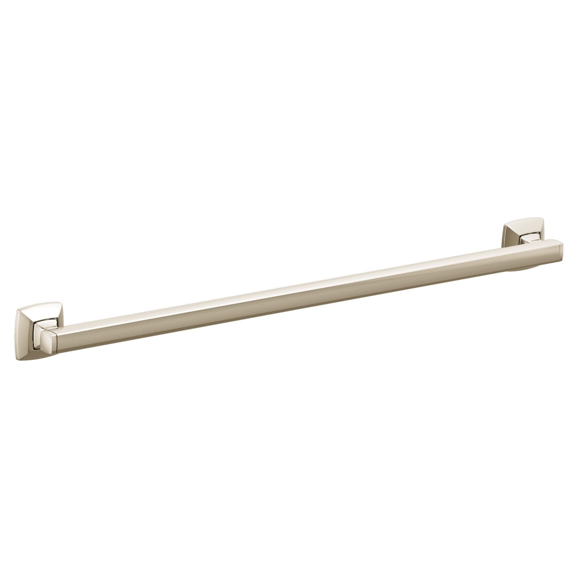Moen YG5124NL Voss 24-in Polished Nickel Wall mount ADA Compliant Grab Bar ( 500-lb Weight Capacity )