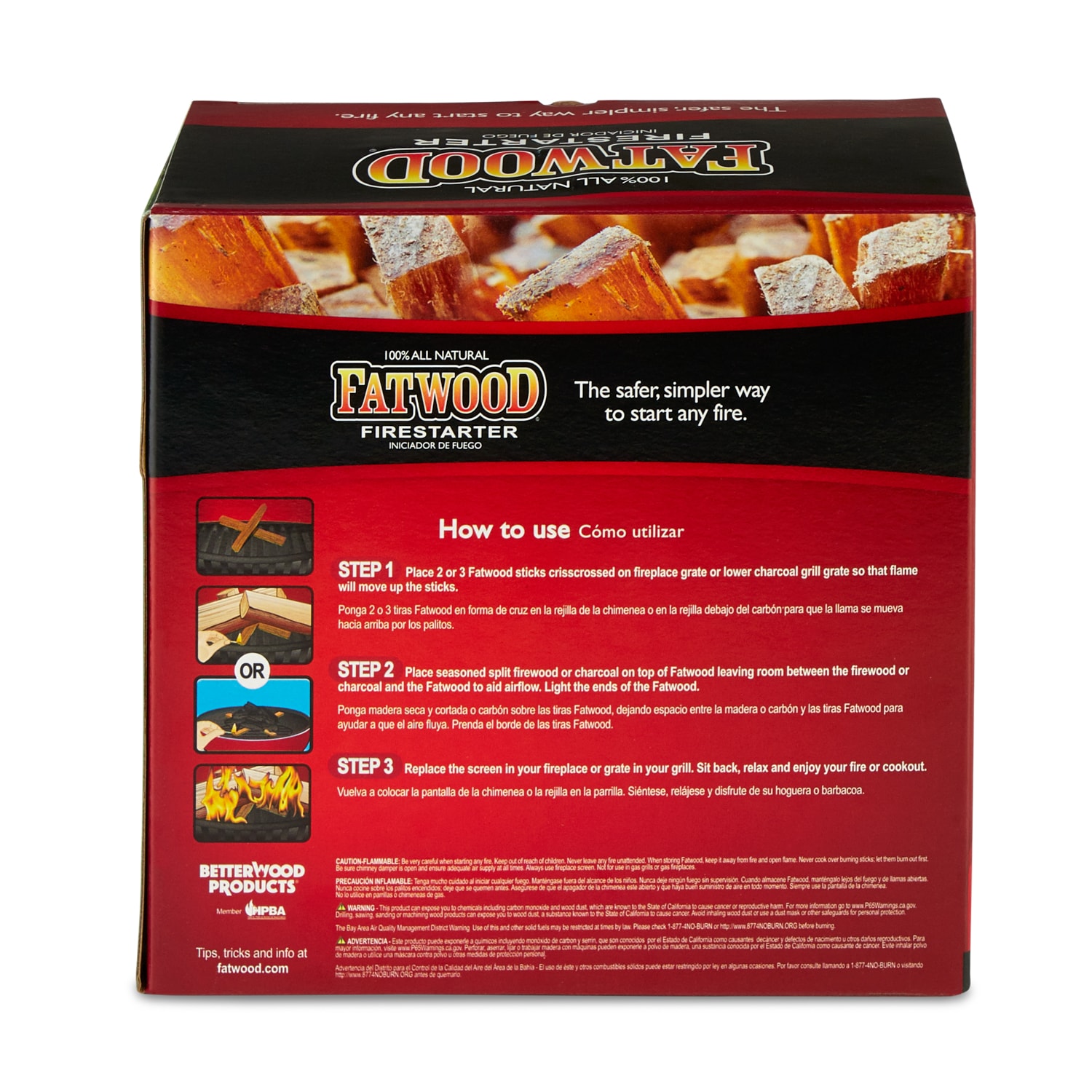 BetterWood Products 174806 Fireplace-Logs-Firestarters - View #4