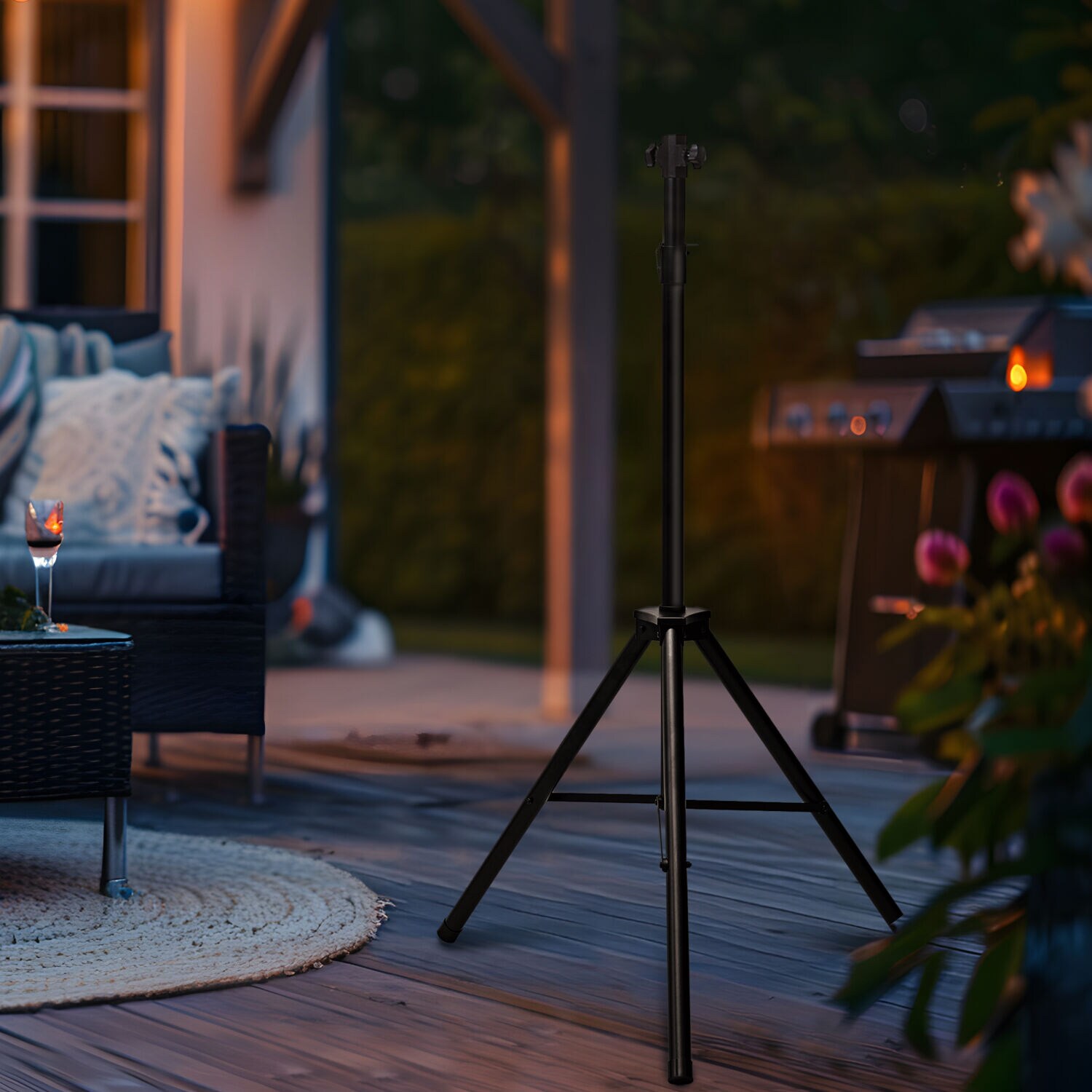 Hanover HAN1072ST-BLK Patio-Heater-Mounts - View #10