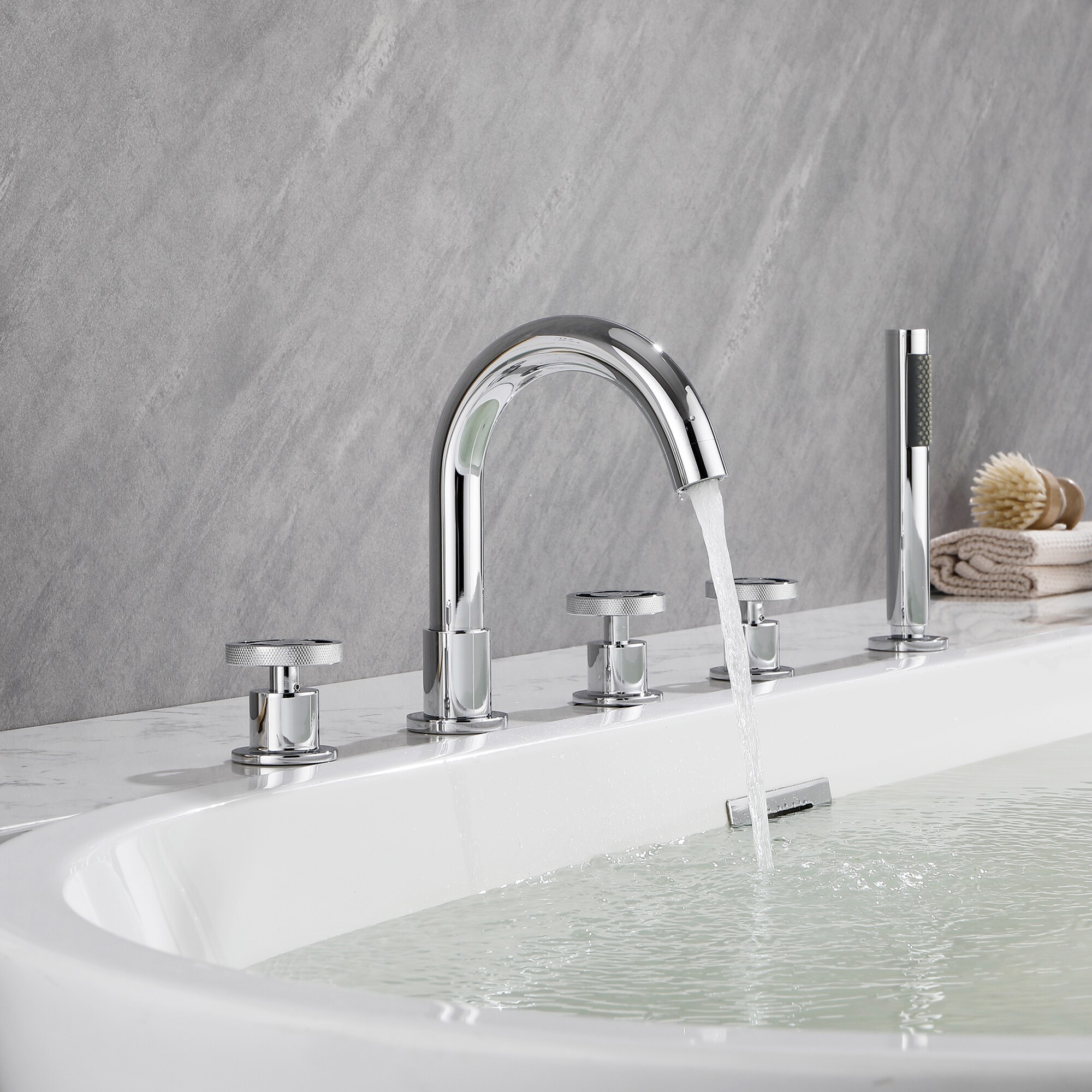 WELLFOR WA9013NS Roman-Tub-Faucets - View #10