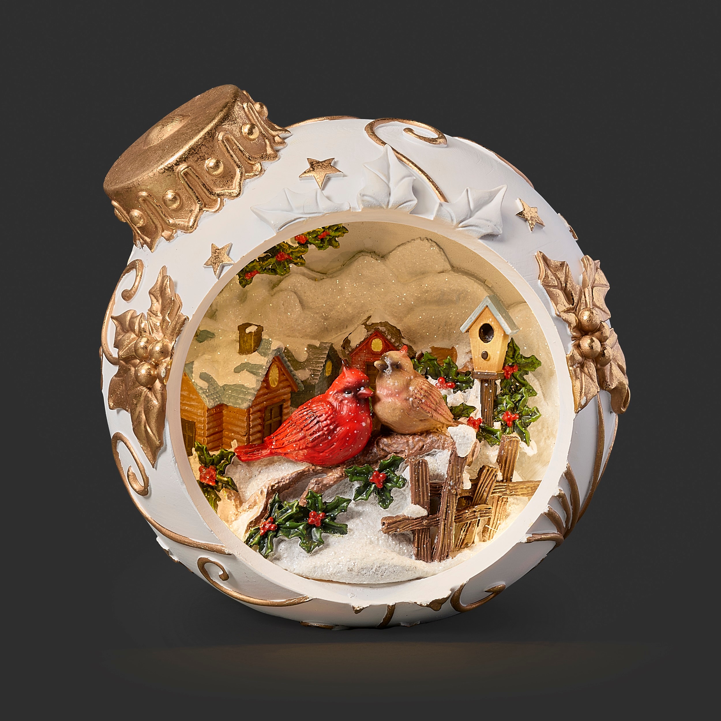 Roman 8-in Lighted Cardinal Christmas Figurine