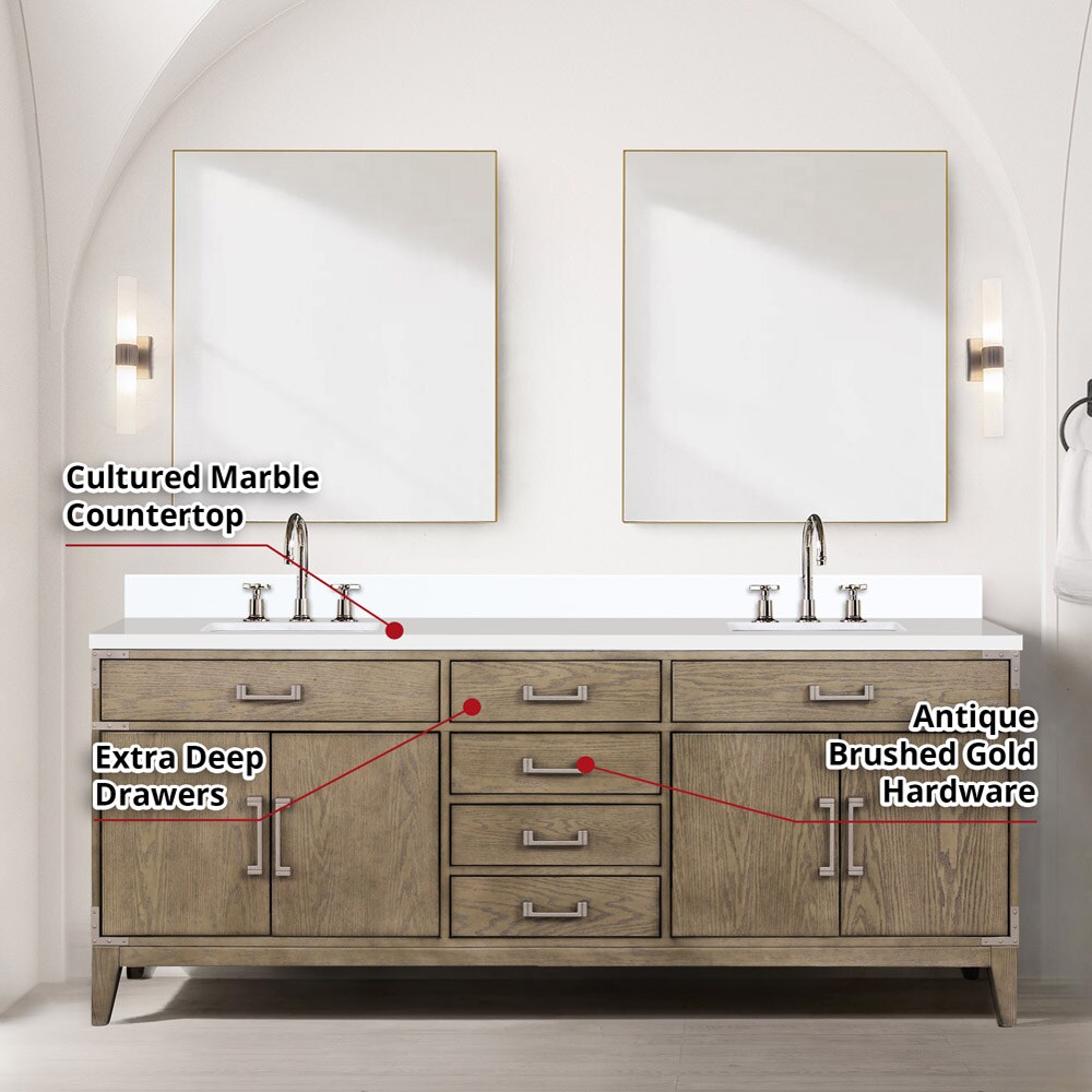 Lexora LVW80DR300 Bath-Vanity-Combo - View #7