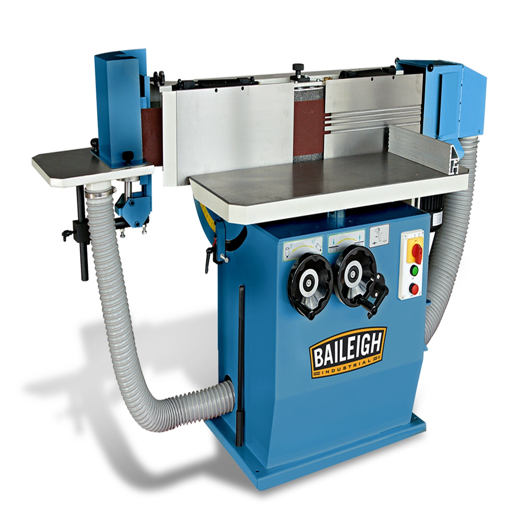 Baileigh Industrial Baileigh 220 Volt Amp Corded Belt Sander With Dust Management In The Power 