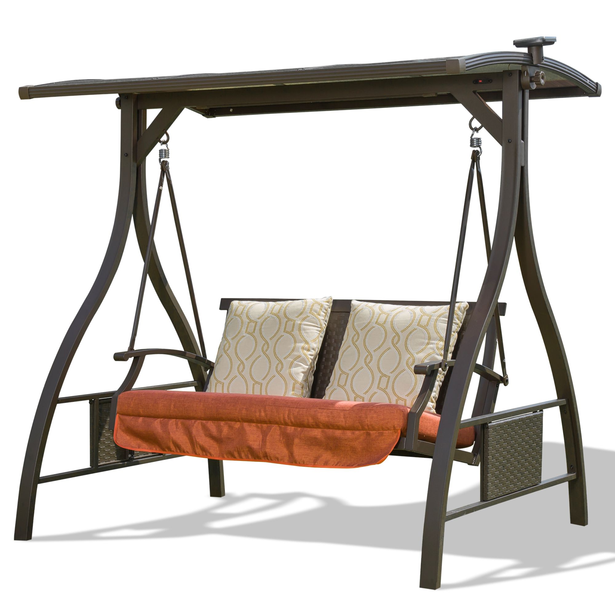 Maocao Hoom JLH57I3P Black Porch Swing Canopy