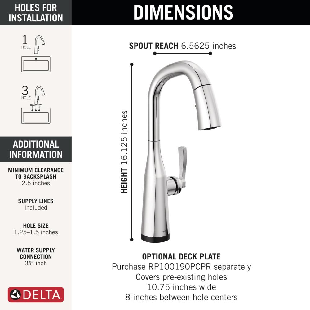 Delta 9976TL-PR-DST Kitchen-Faucets - View #6