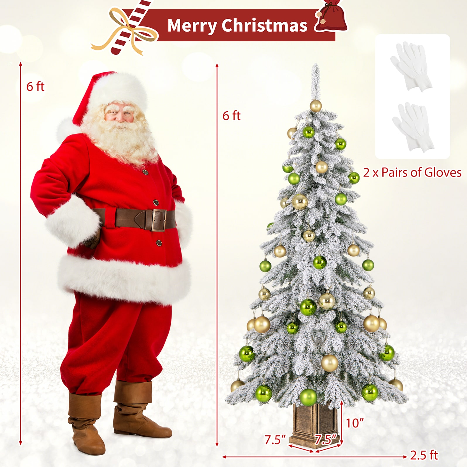 LIVIZA HYJ25074US Artificial-Christmas-Trees - View #2