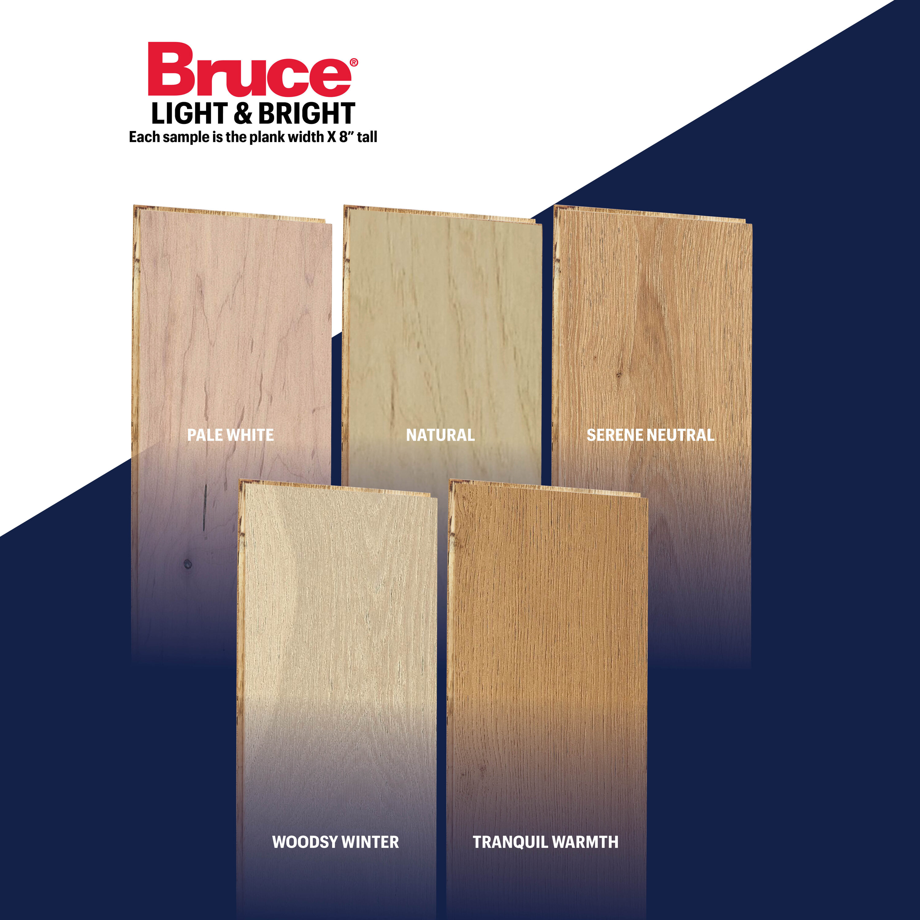 Bruce  Light & Bright Hardwood Flooring Samples