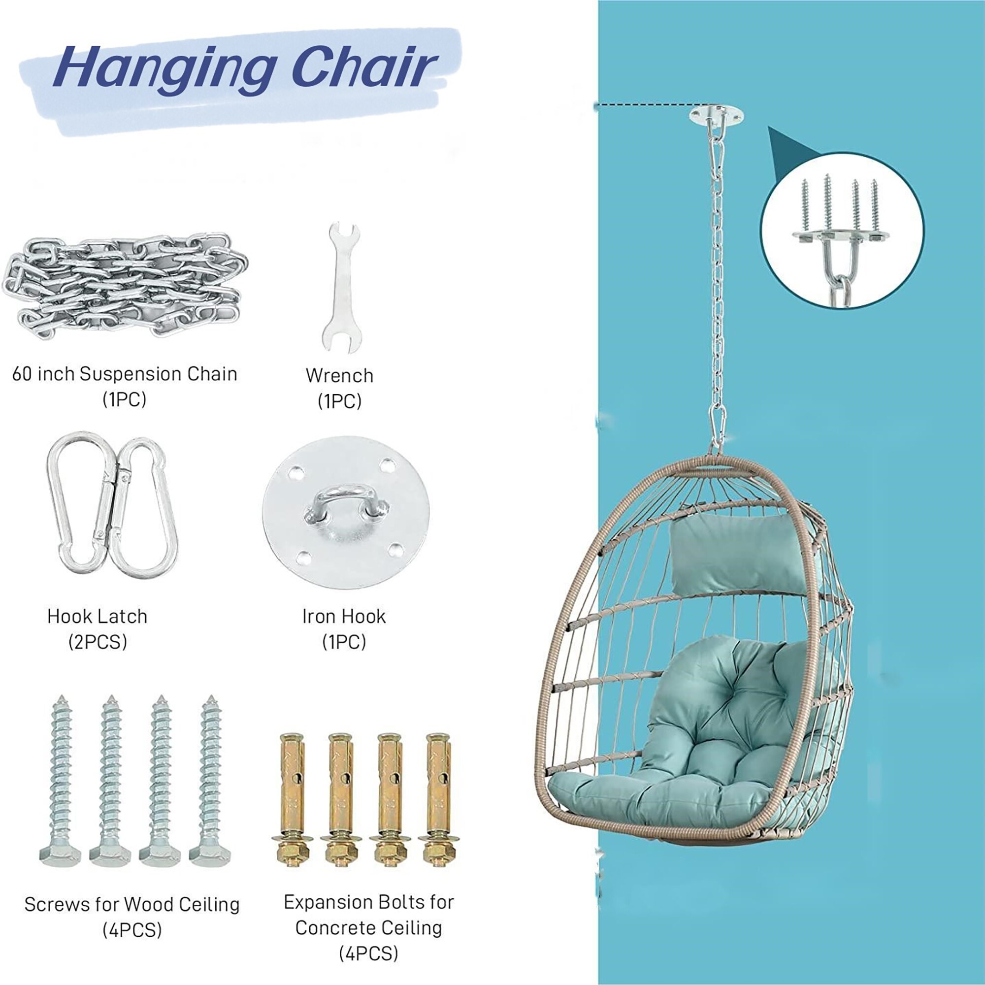 Clihome CL-DS126289 hammocks - View #14