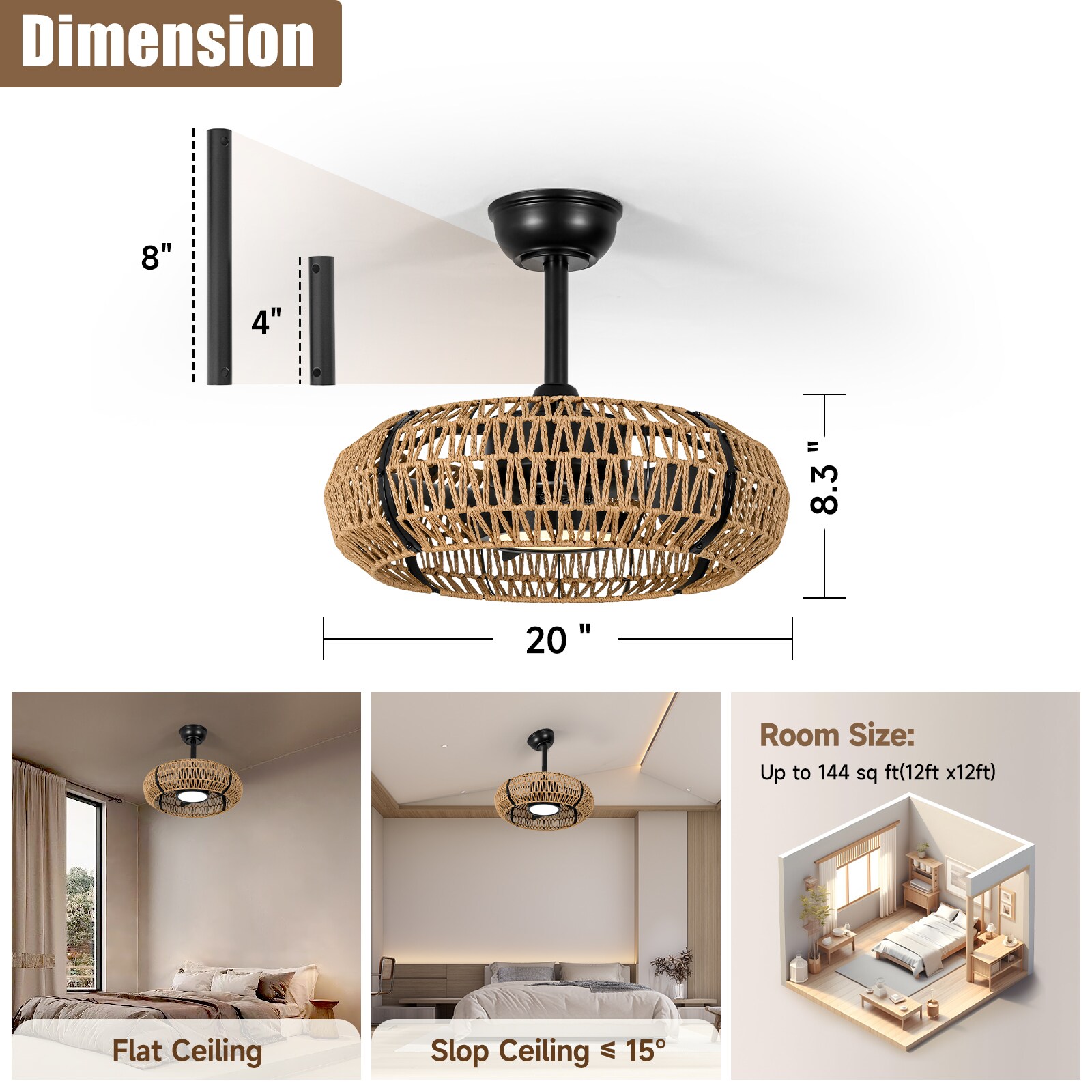 TALOYA TLY-MF1174-D-M Ceiling-Fans - View #6
