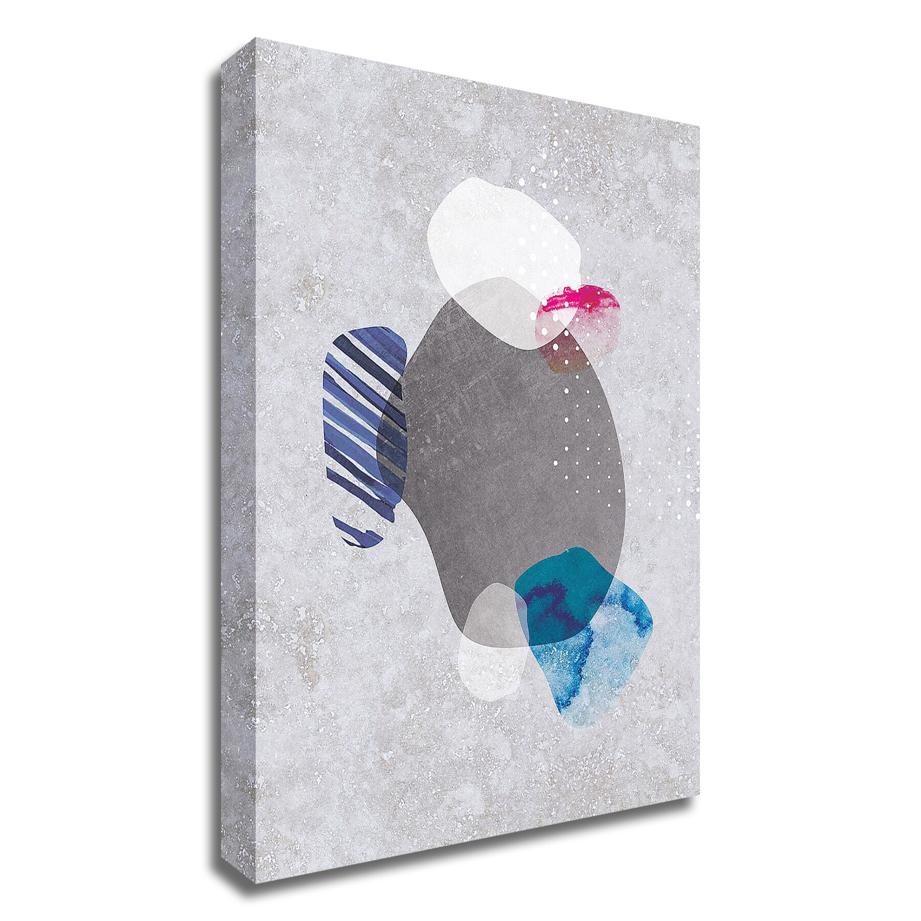 Tangletown Fine Art 8D1924DC-2432 Tidal Impressions No. 2 Louis Duncan-he 32-in H x 24-in W Abstract Print on Canvas