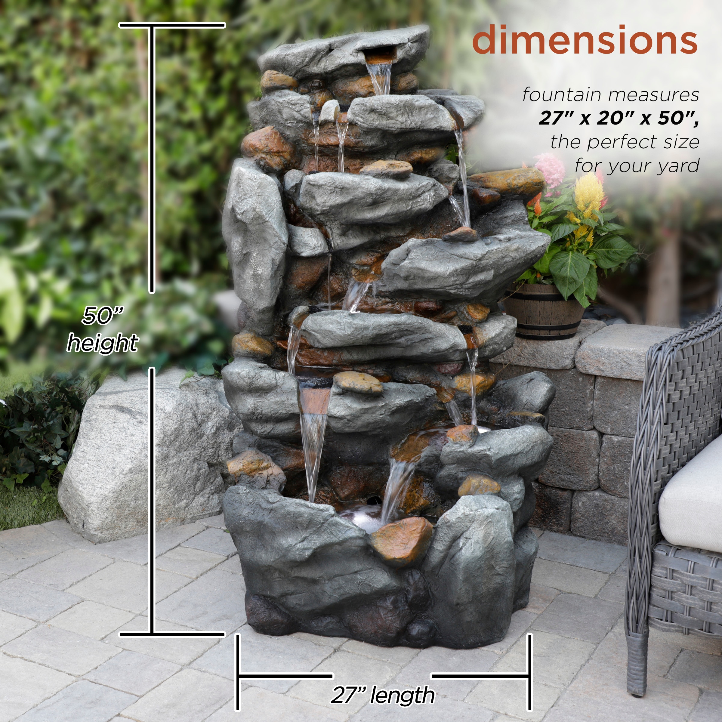 Alpine Corporation TZL130 fountains - View #3