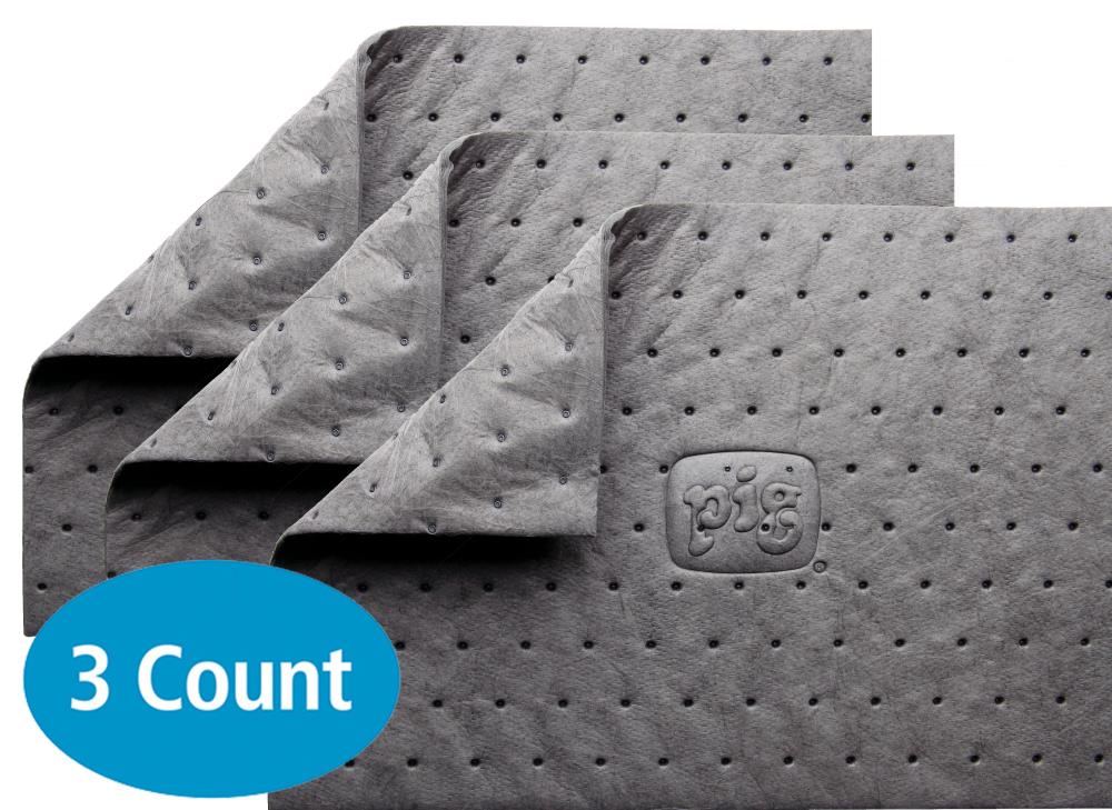 New Pig Hurricane Wringable and Reusable Water Absorbing Mats - Pack of 20, 15-in x 19-in Absorbent Pads for Basements and Garages | PML20008