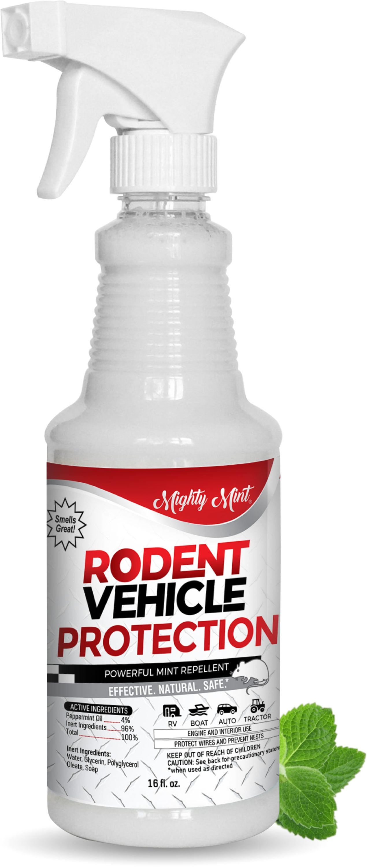 kralen niemand verdacht Mighty Mint Engine and Interior Spray Cars, RVs, Boats Rodent Control in  the Animal & Rodent Control department at Lowes.com