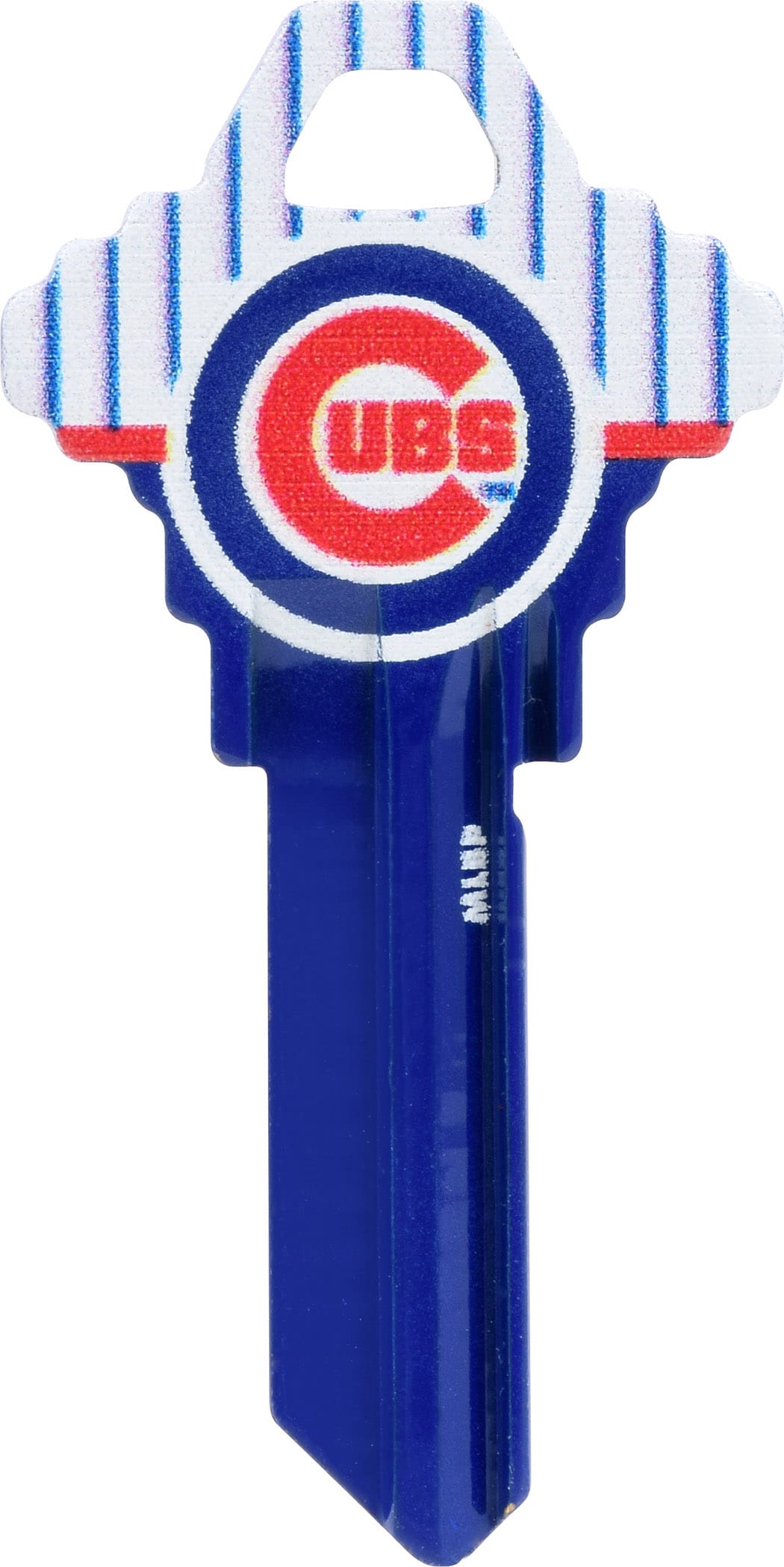 Fanatix 89655 Chicago Cubs Multicolored Sports Key Brass House/Entry Key Blank