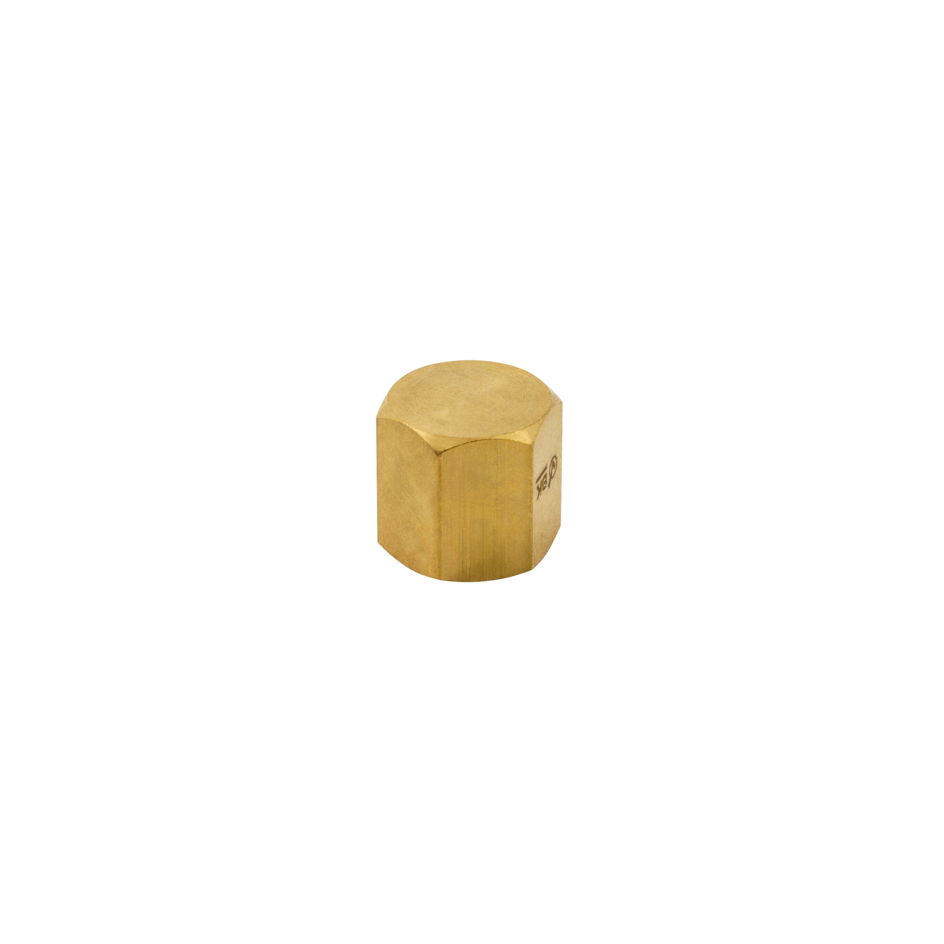 Proline Series 1/8-in Threaded Cap Fitting in the Brass Fittings department  at