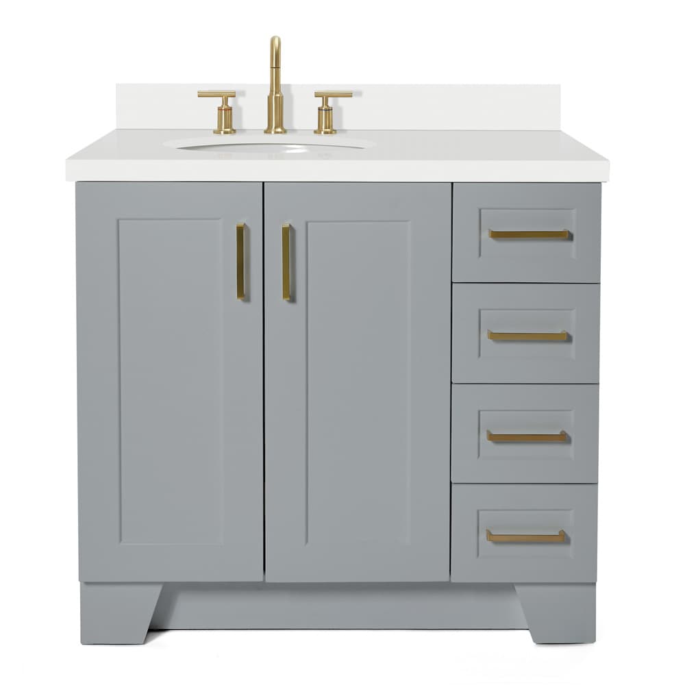 ARIEL Q037SLWQOVOGRY Bath-Vanity-Combo - View #2