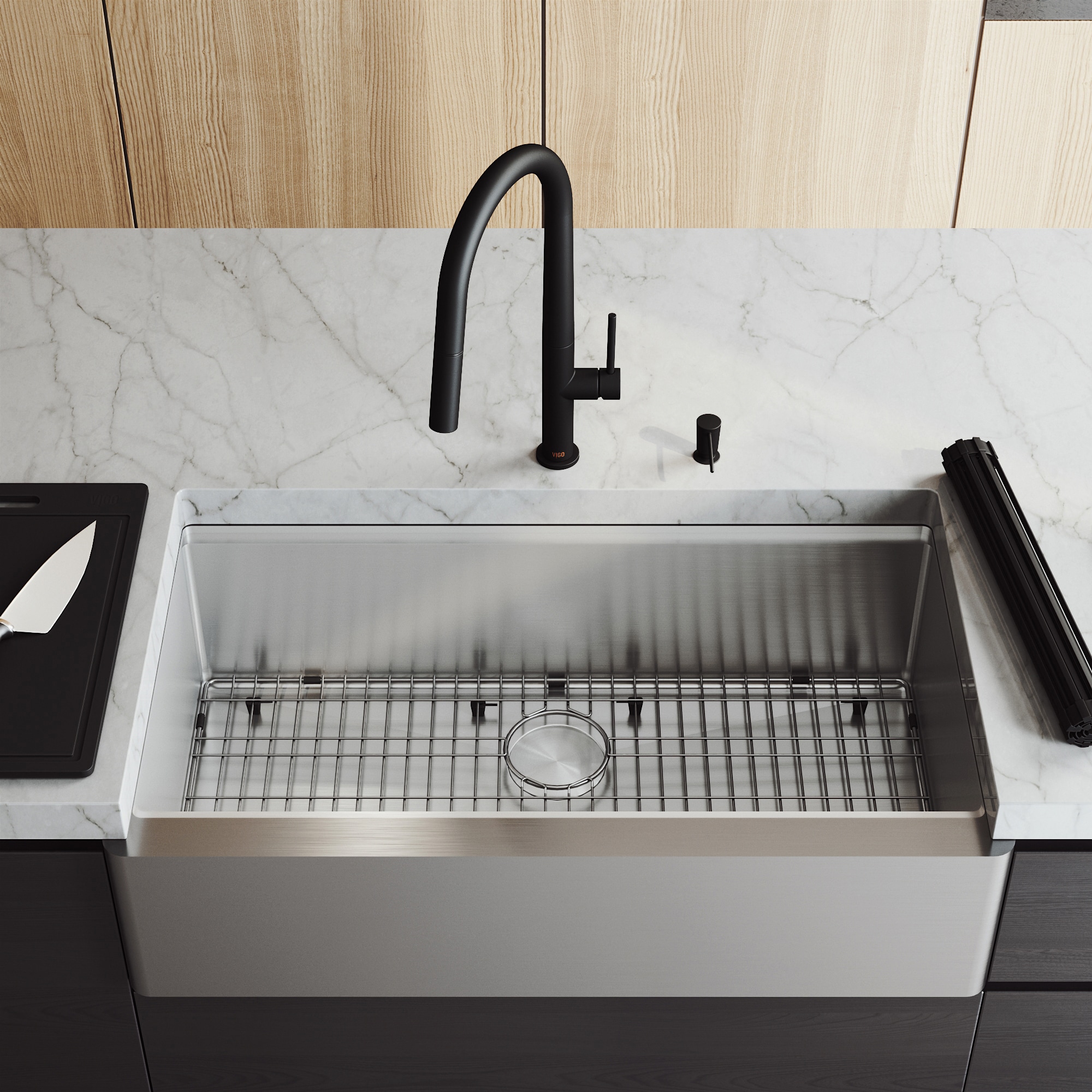 VIGO VGS3620FA Kitchen-Sinks - View #6