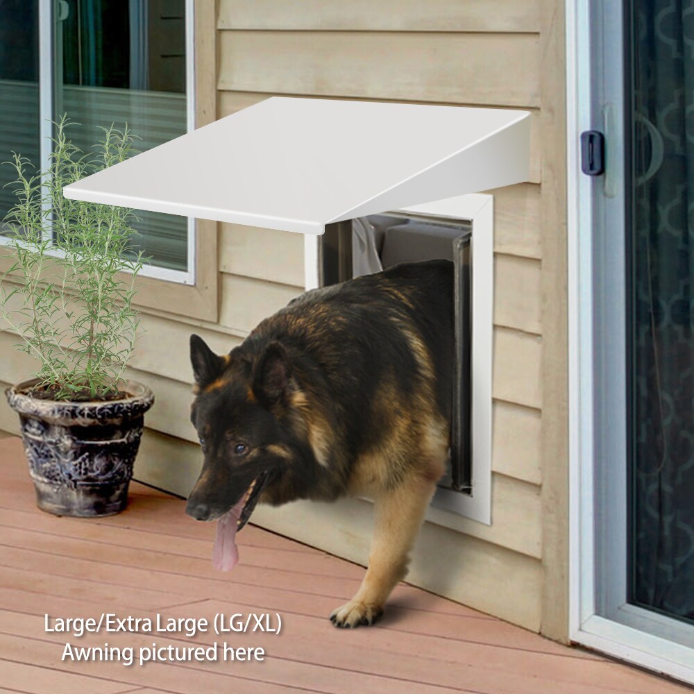 PlexiDor PD AWNING MD WH Pet-Door-Accessories - View #4