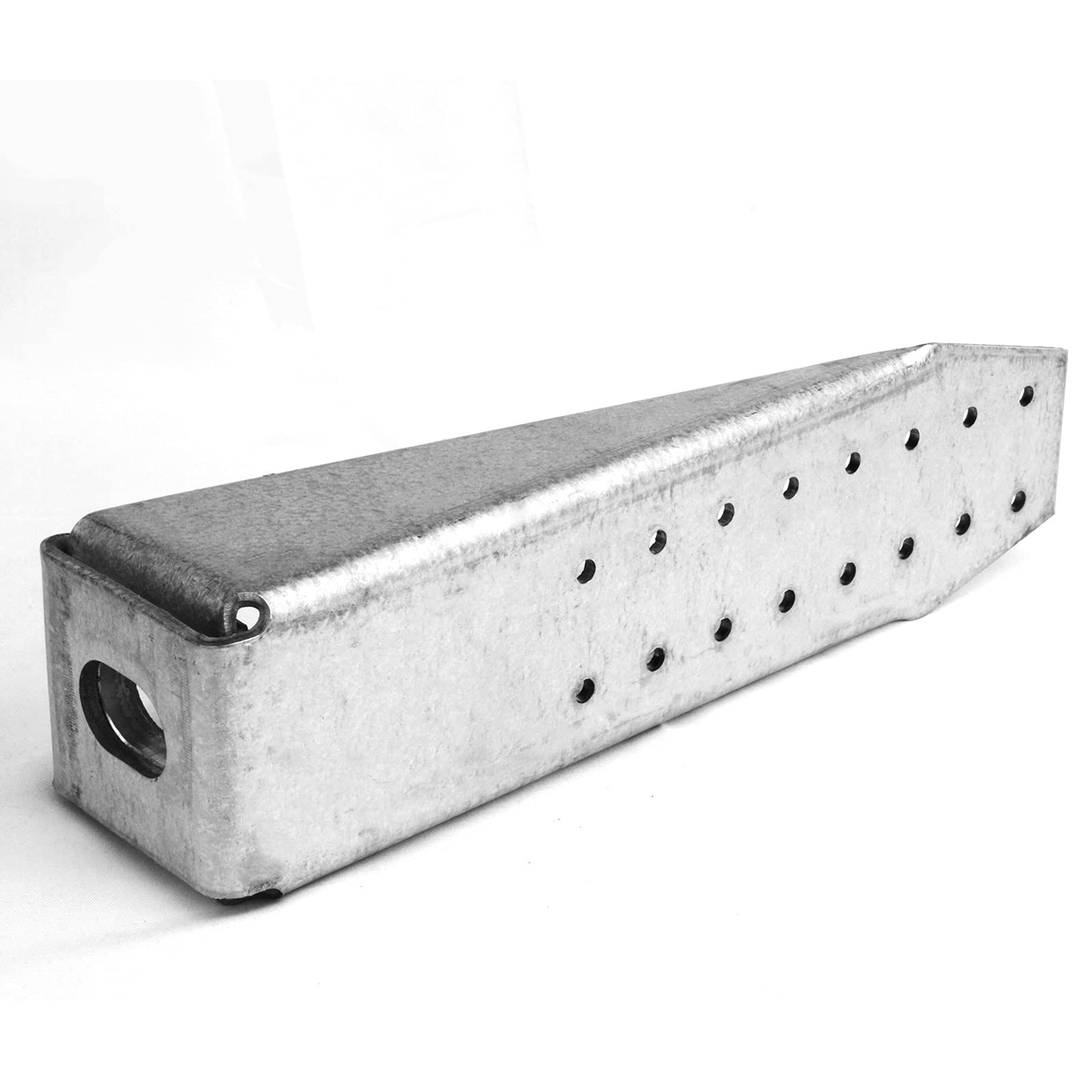 Etokfoks  Hot Dip Zinc Aluminum Steel Deck Tension Tie Bracket 6 Pack 11 Gauge 9 5 8 x 2 3 8 x 2 3 8 in for Wood and Light Steel Housing