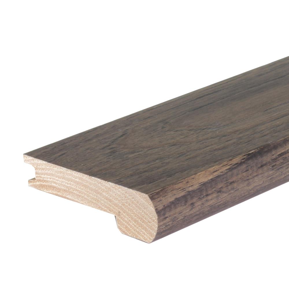 Flexco 954112 Solid Wood Stair Nose 2.75-in x 78-in x 0.5-in Hickory Columbus Prefinished Wood Hickory Flush Stair Nosing
