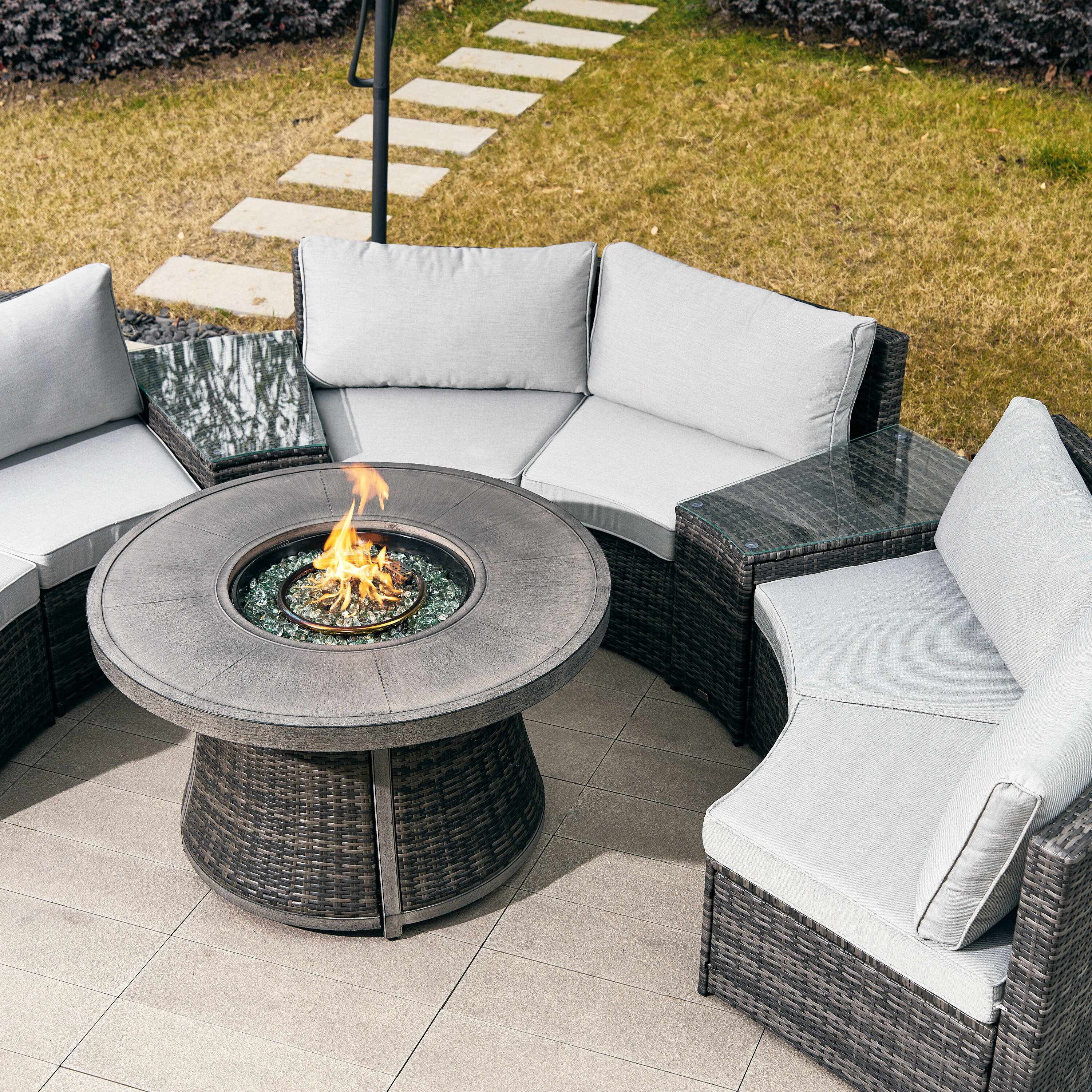 Direct Wicker DWS-1205B6S2T&521EG Patio-Conversation-Sets - View #5