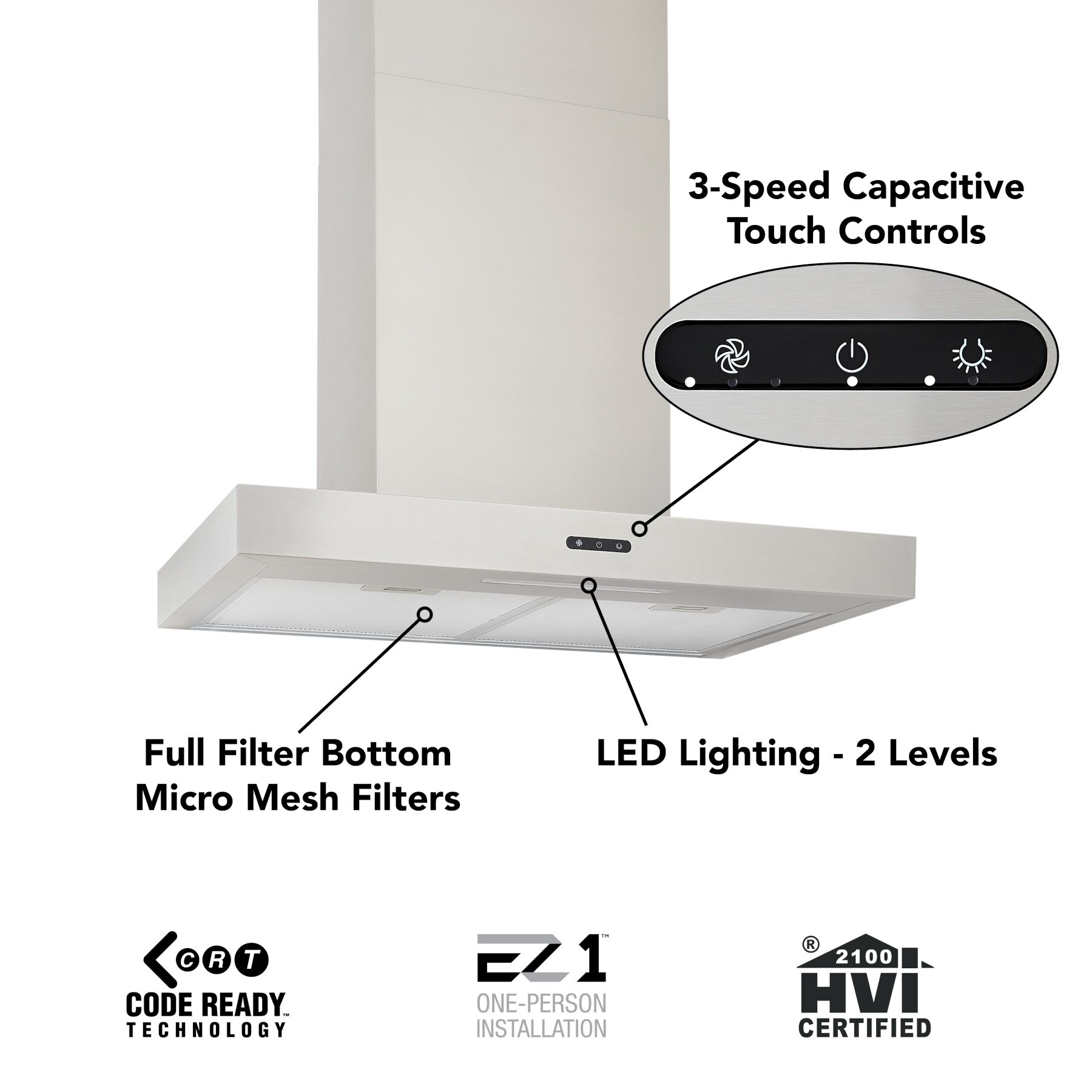 Broan EW4336SS Wall-Mounted-Range-Hoods - View #7