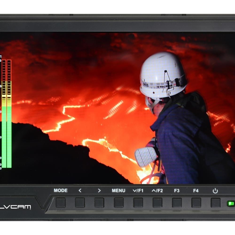  TCNCD293346 Delvcam Monitor Systems DELV-HD7-4K 4K Compatible 1080P 7 in. 1920 x 1200 Camera Top LCD Monitor with OSD Audio Metering