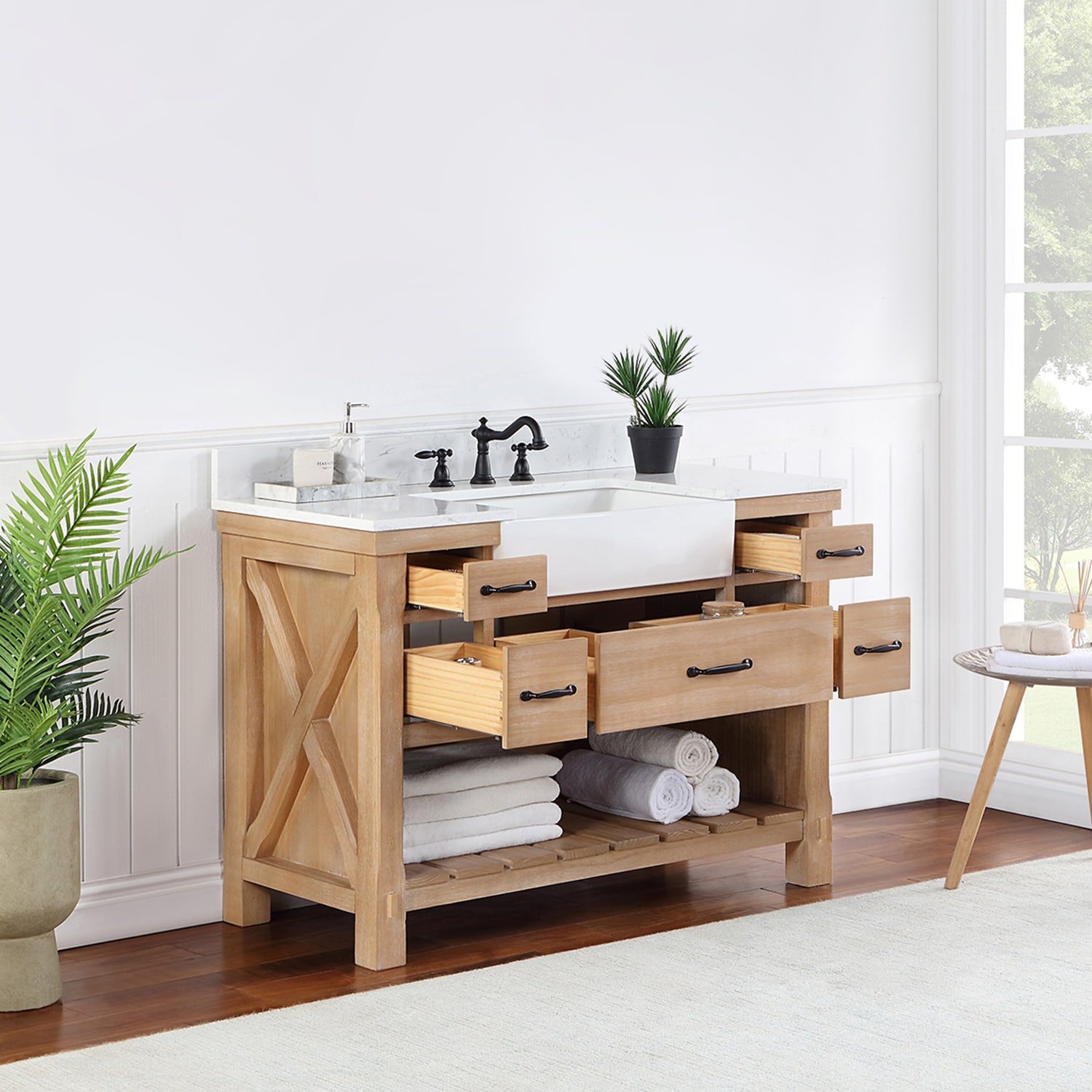 Vinnova 701648-WP-GW-NM Bath-Vanity-Combo - View #3