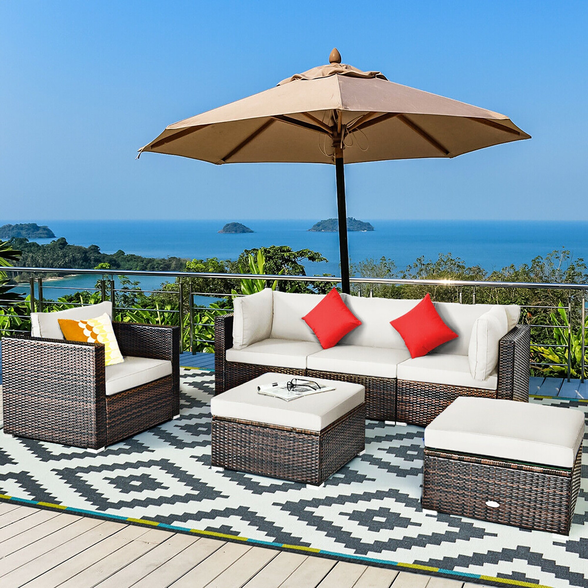 BABOOM BOM-7WH+-CO Patio-Conversation-Sets - View #11