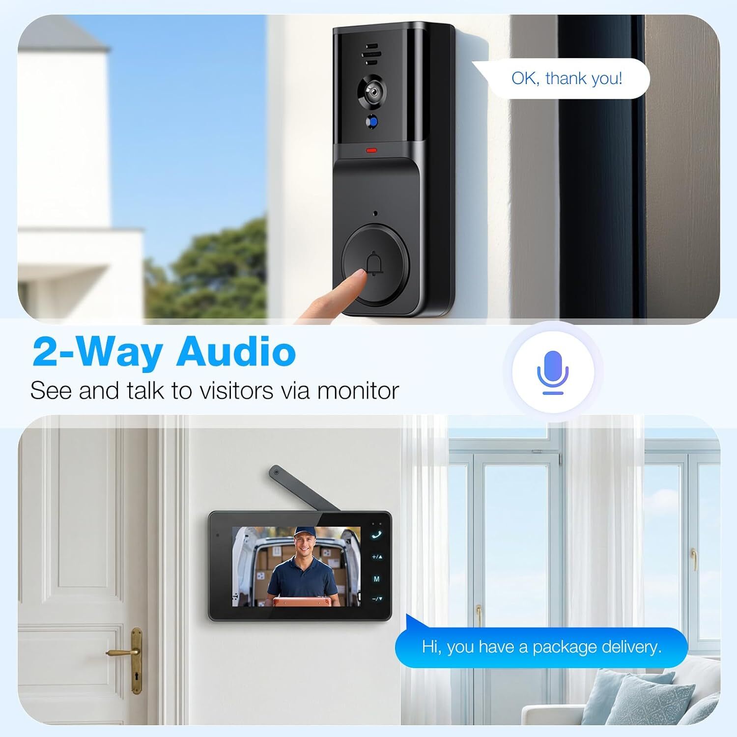 Kepeak I5-9 Video-Doorbells - View #7