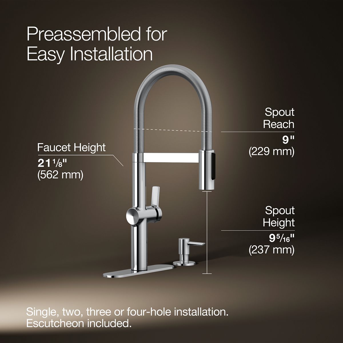 KOHLER R26735-SD-CP Kitchen-Faucets - View #3