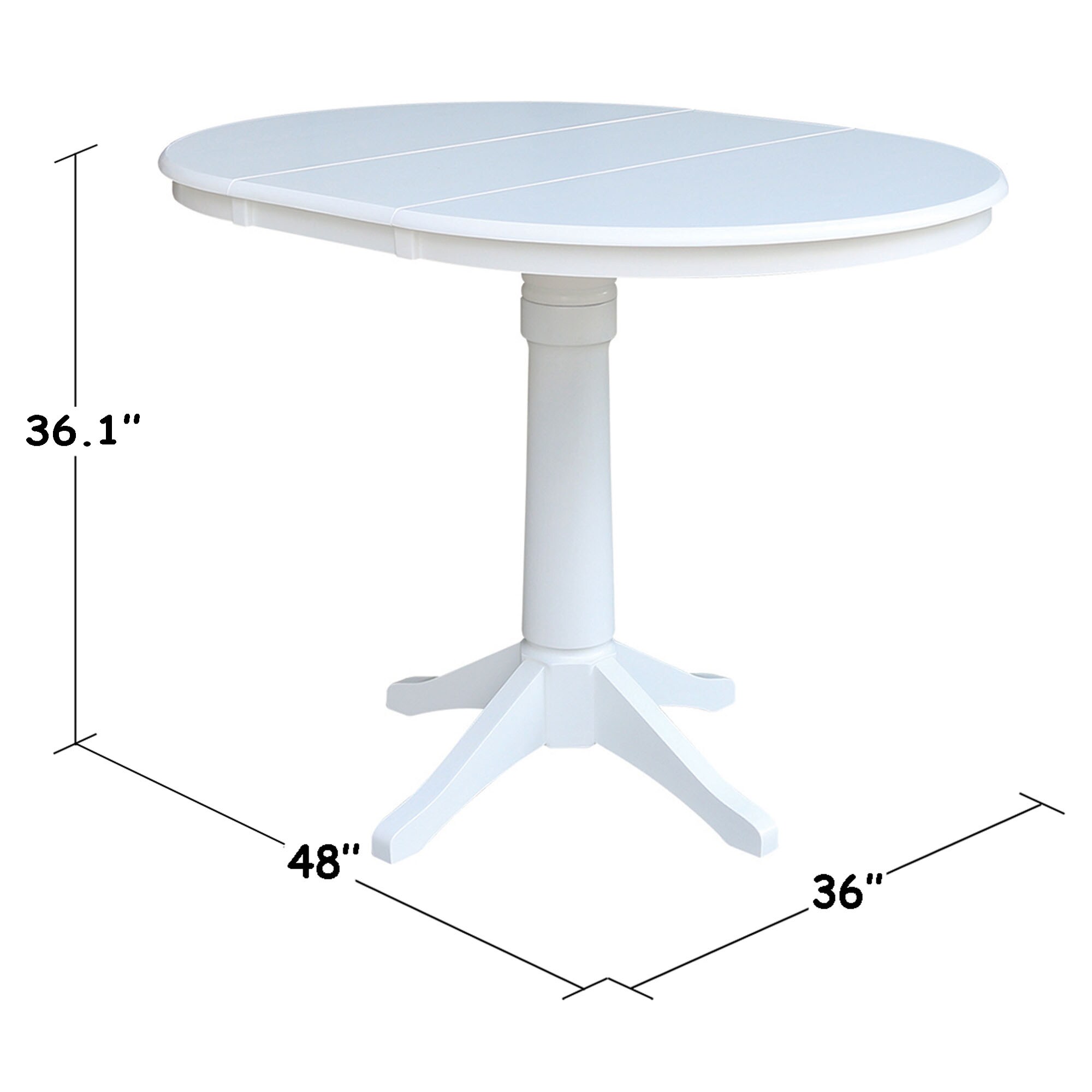 International Concepts K08-36RXT-27B-6B Dining-Tables - View #6